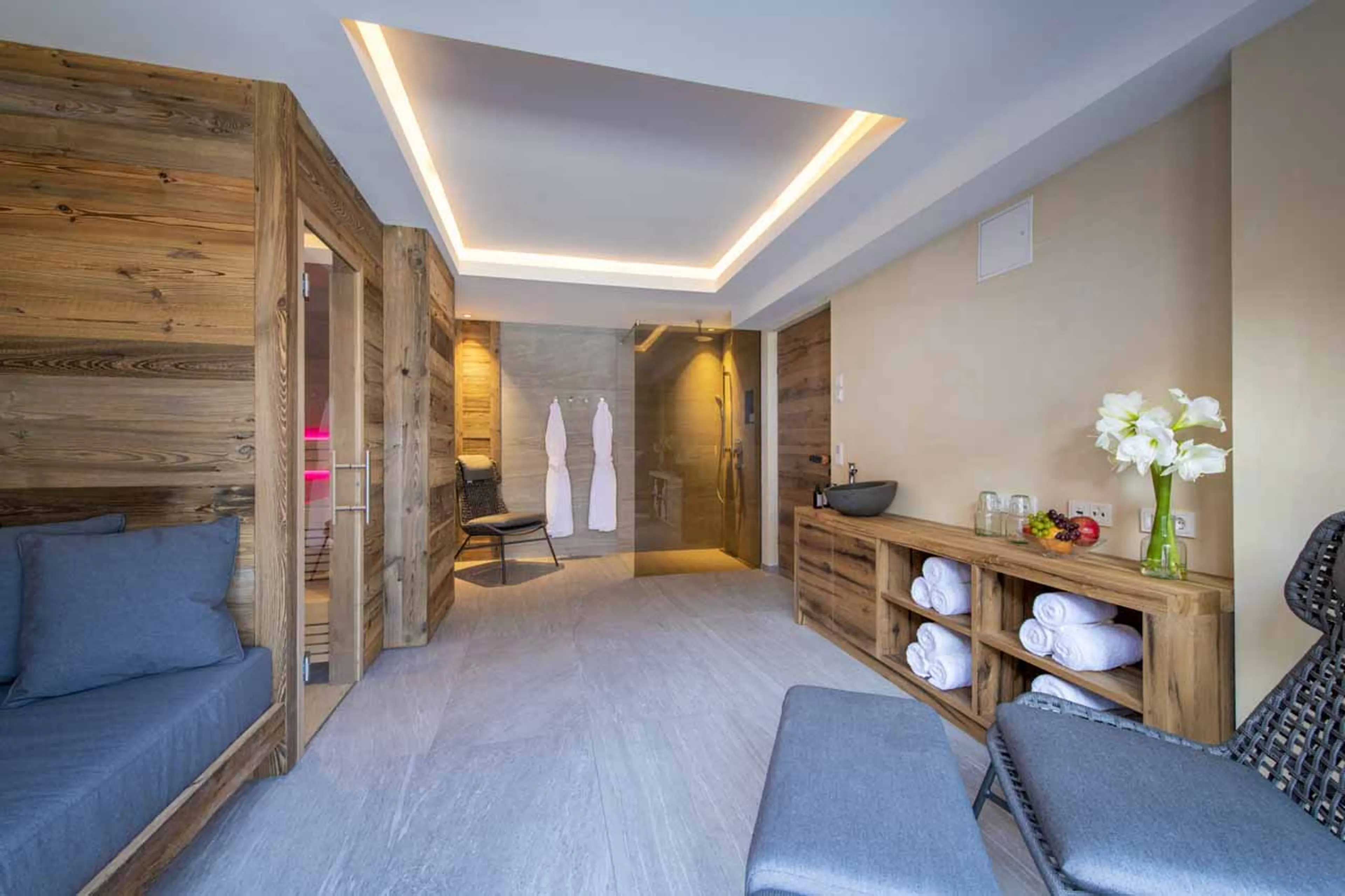 Spa area at Chalech 4 in Lech