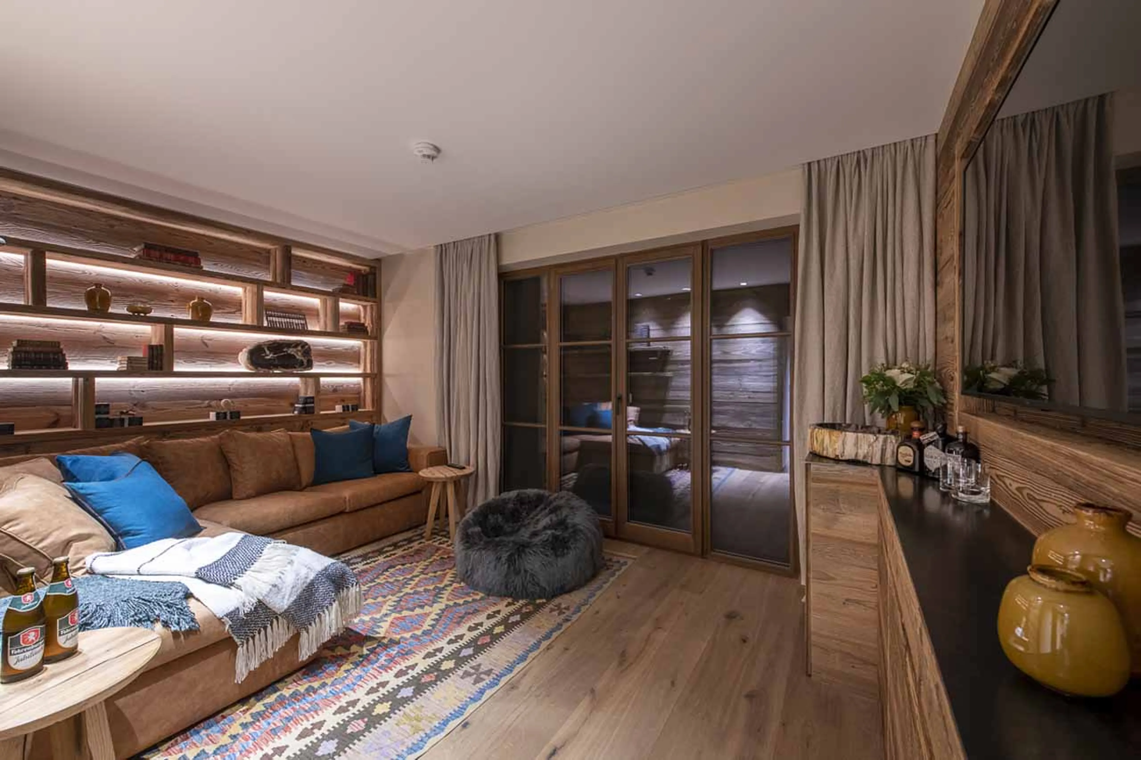 TV room at Chalech 4 in Lech