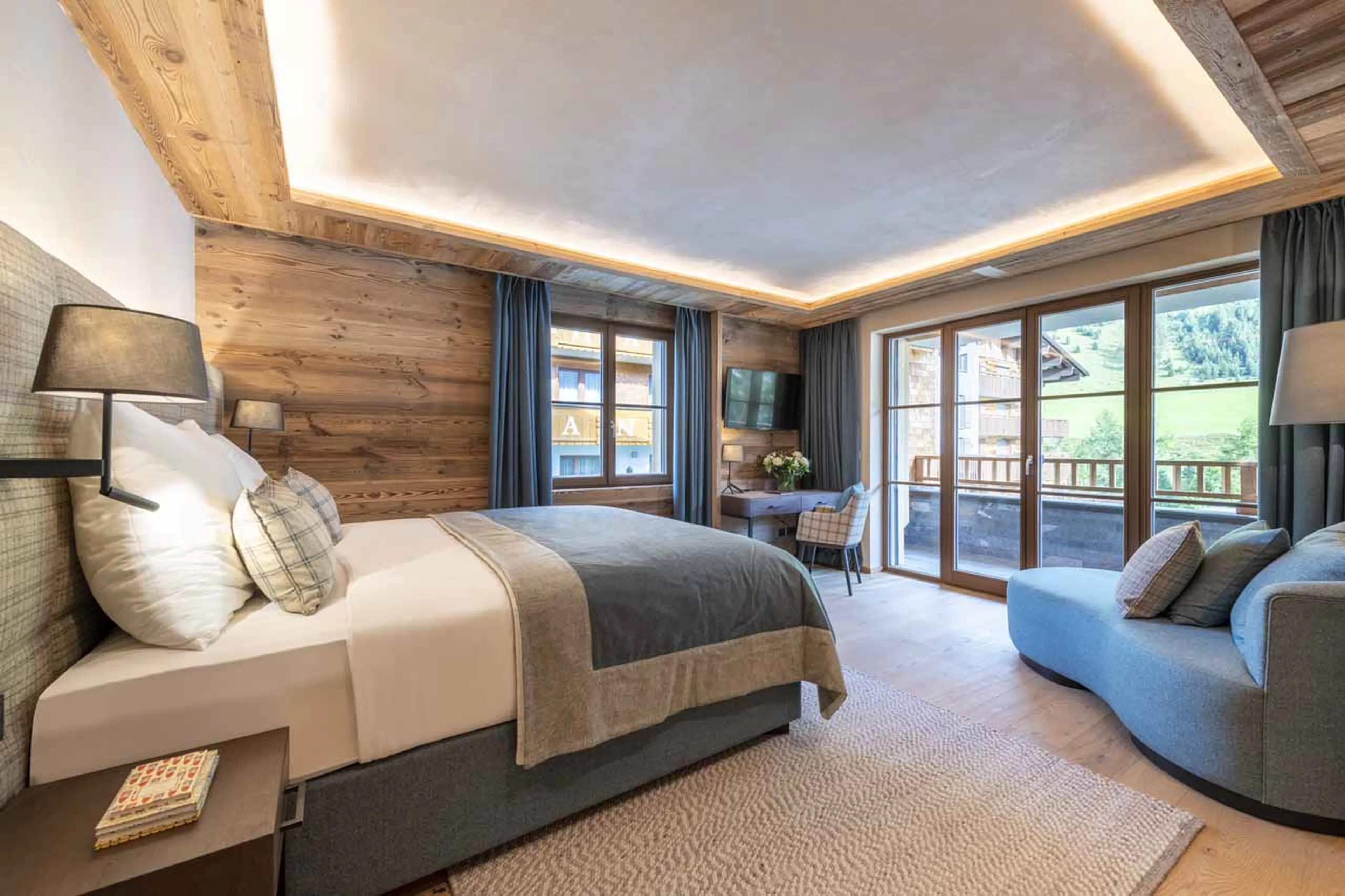 Bedroom three at Chalech L in Lech