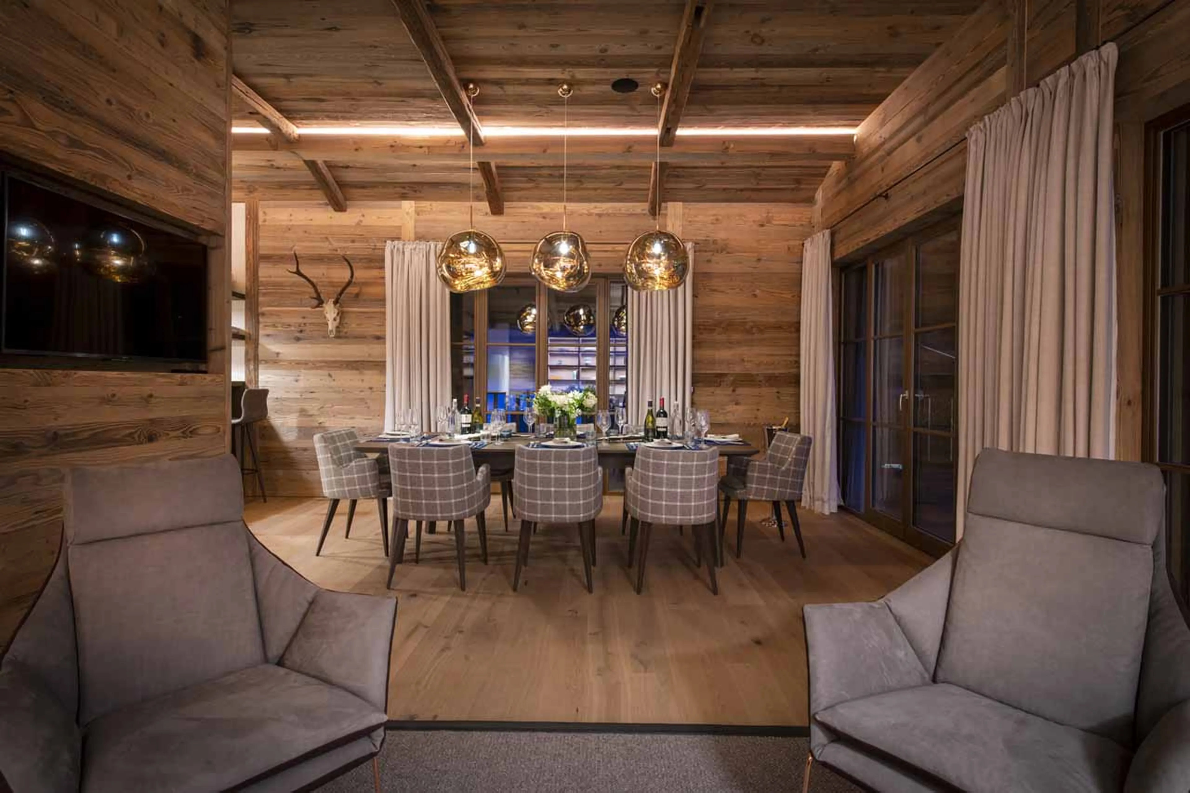 Dining area at Chalech L in Lech