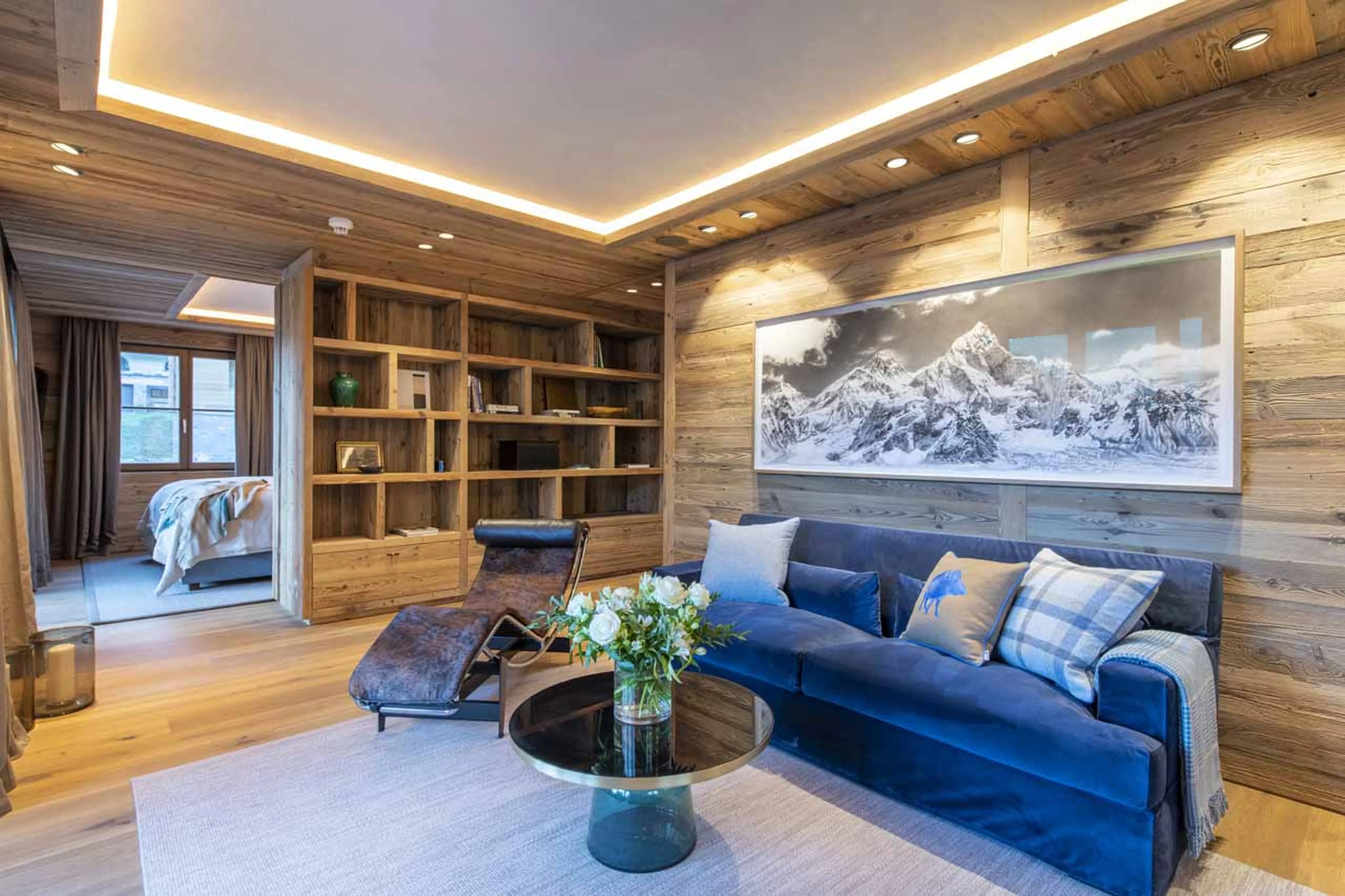 Lounge seating area at Chalech S in Lech