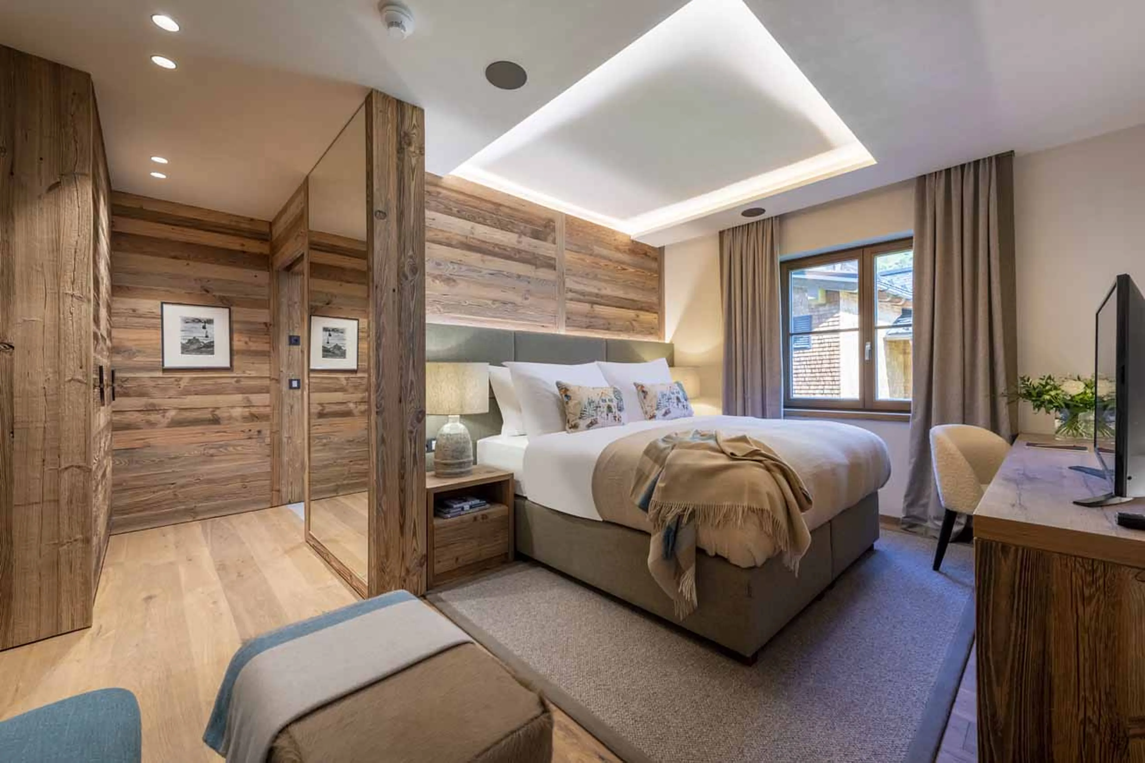 Bedroom four at Chalech S in Lech