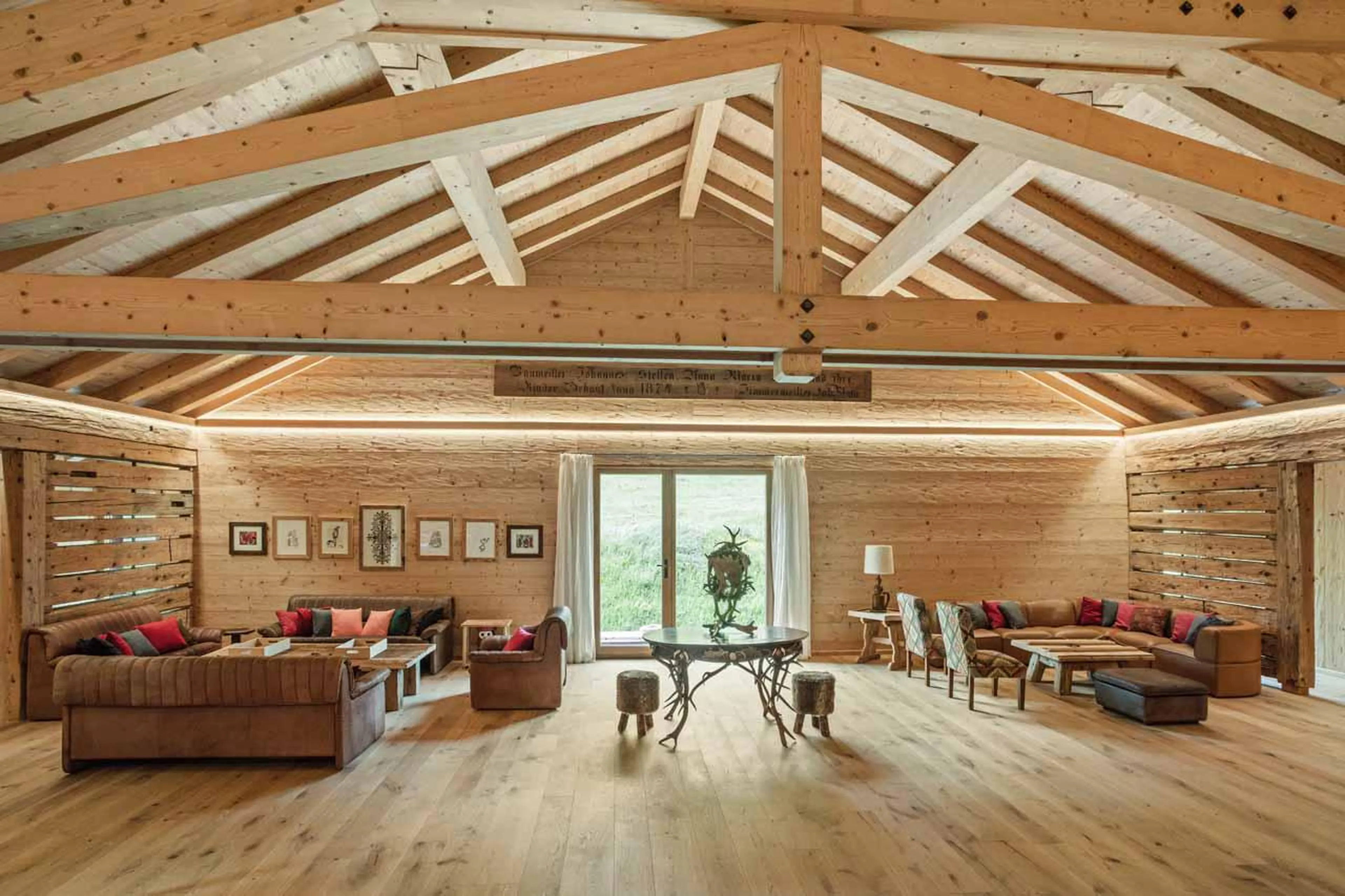 Entertainment area in Chalet 1808, Gstaad