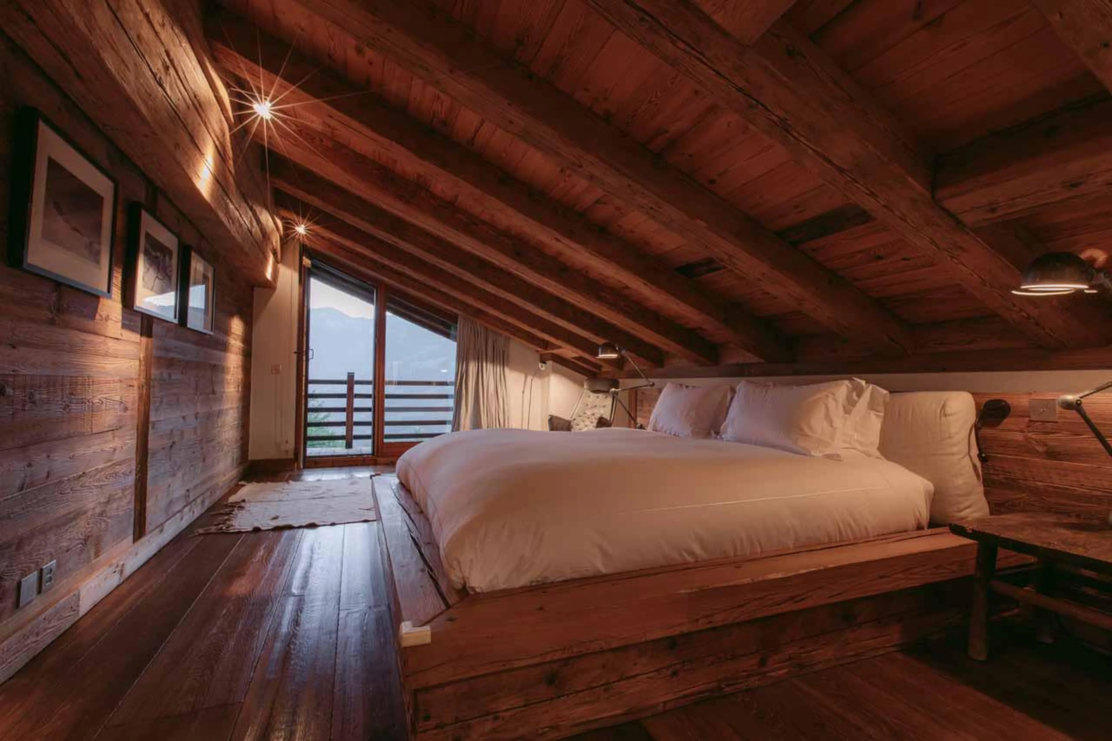 Bedroom two at Chalet 1936 in Verbier