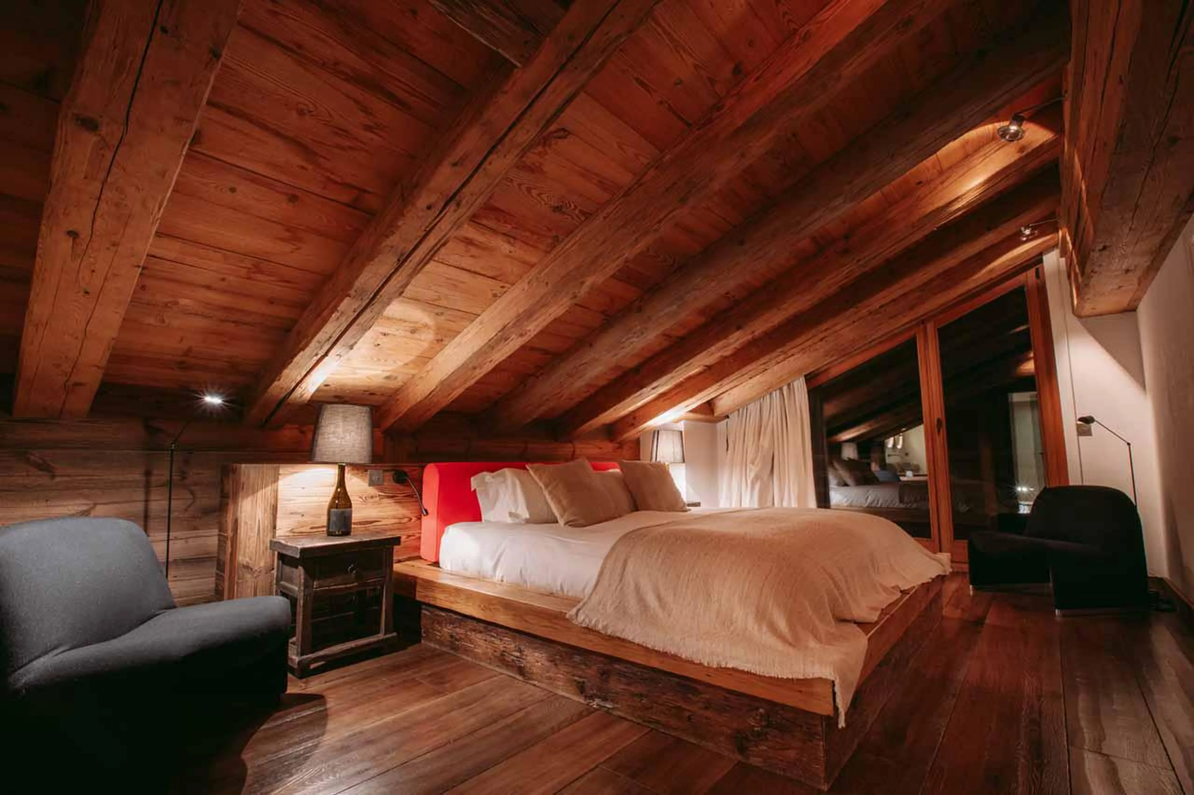Bedroom four at Chalet 1936 in Verbier