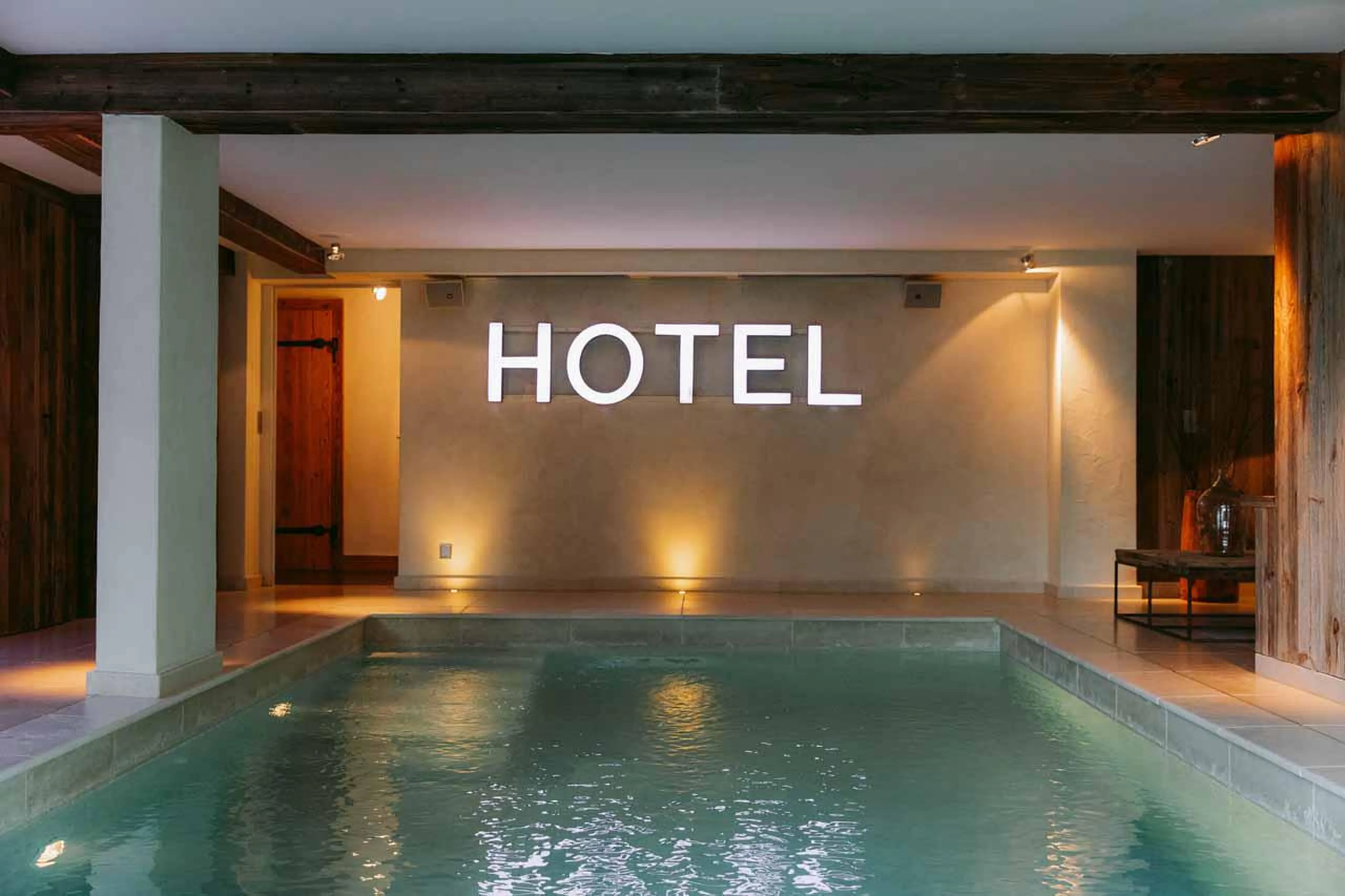 Indoor pool in Chalet 1936 in Verbier