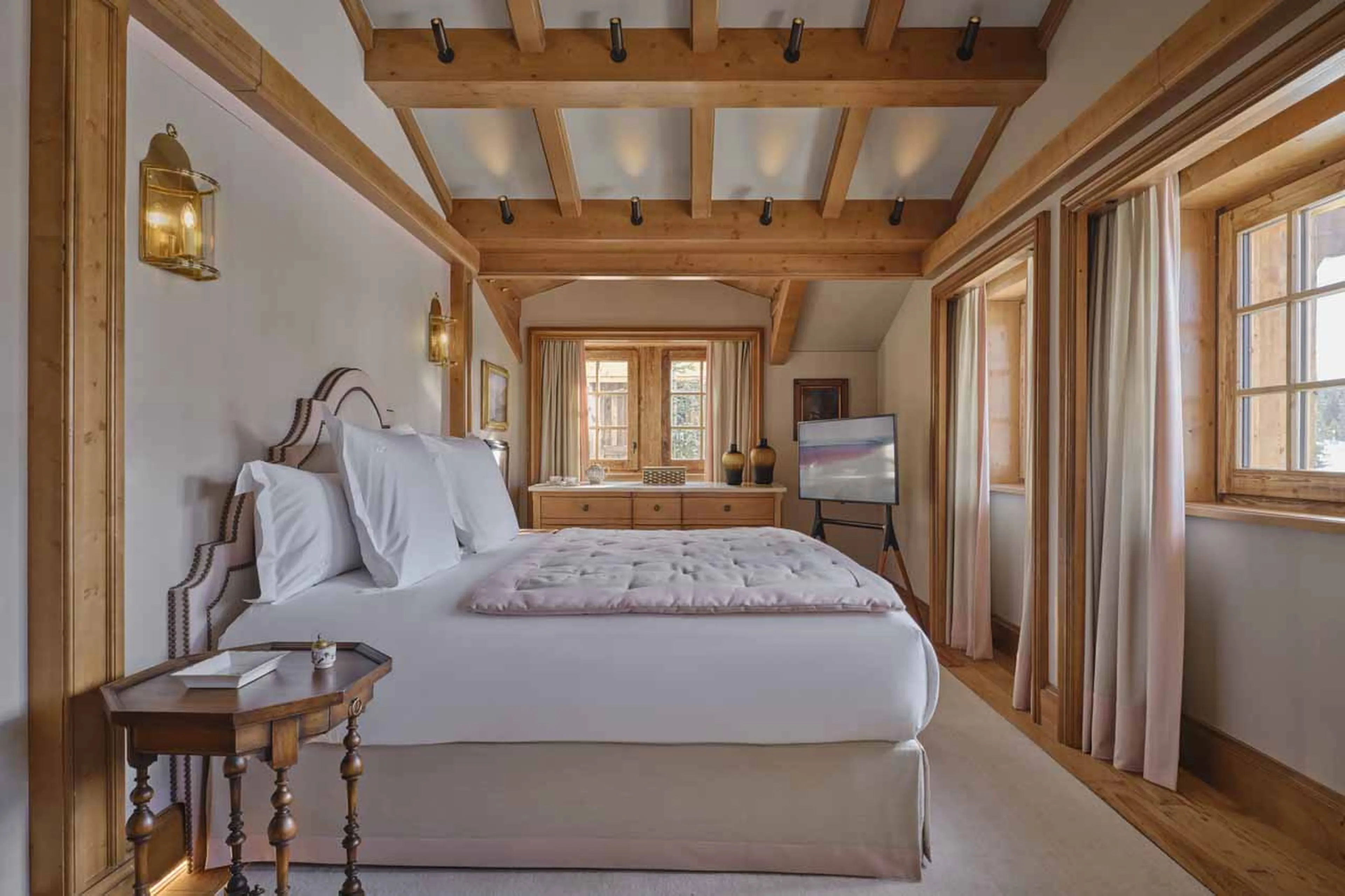 Bedroom two at Chalet Airelles 1946 in Courchevel 1850