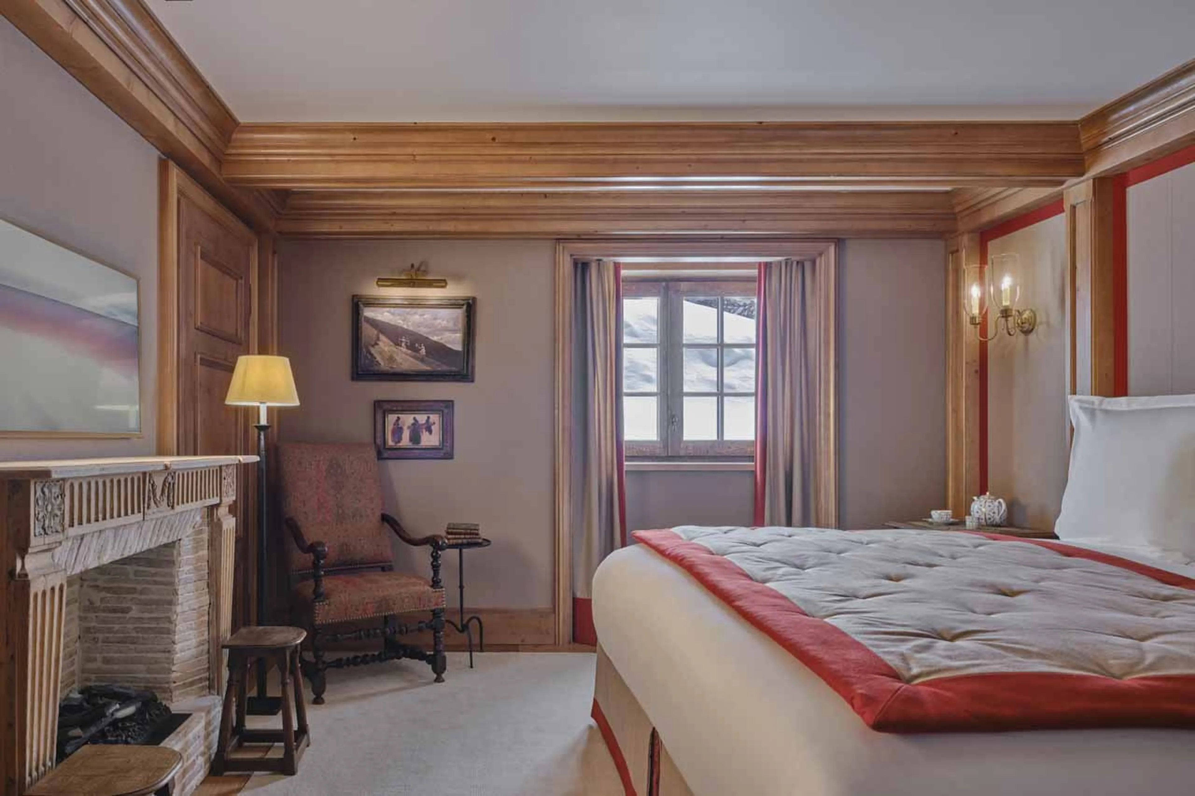 Bedroom five at Chalet Airelles 1946 in Courchevel 1850