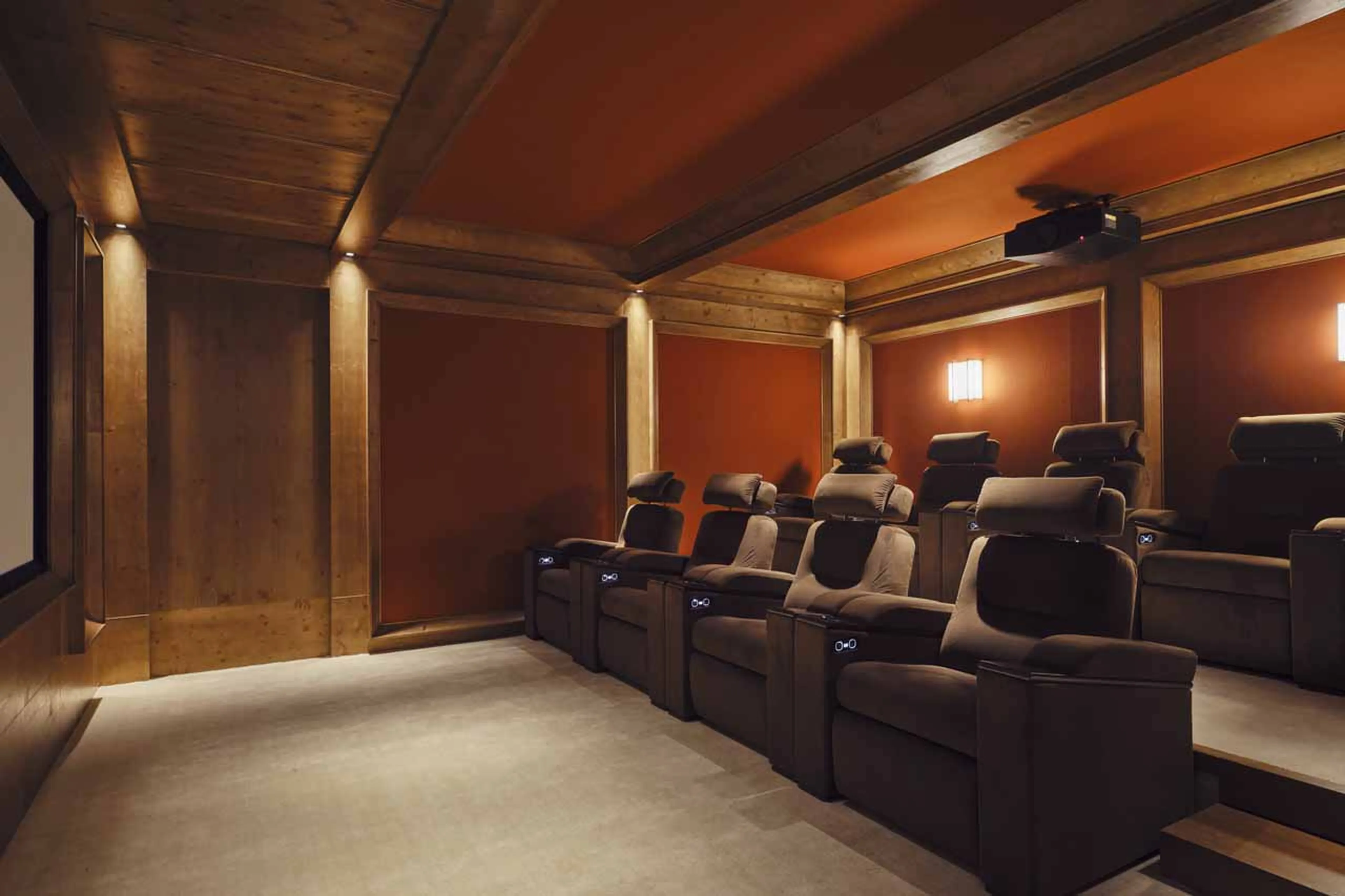 Cinema room at Chalet Airelles 1946 in Courchevel 1850