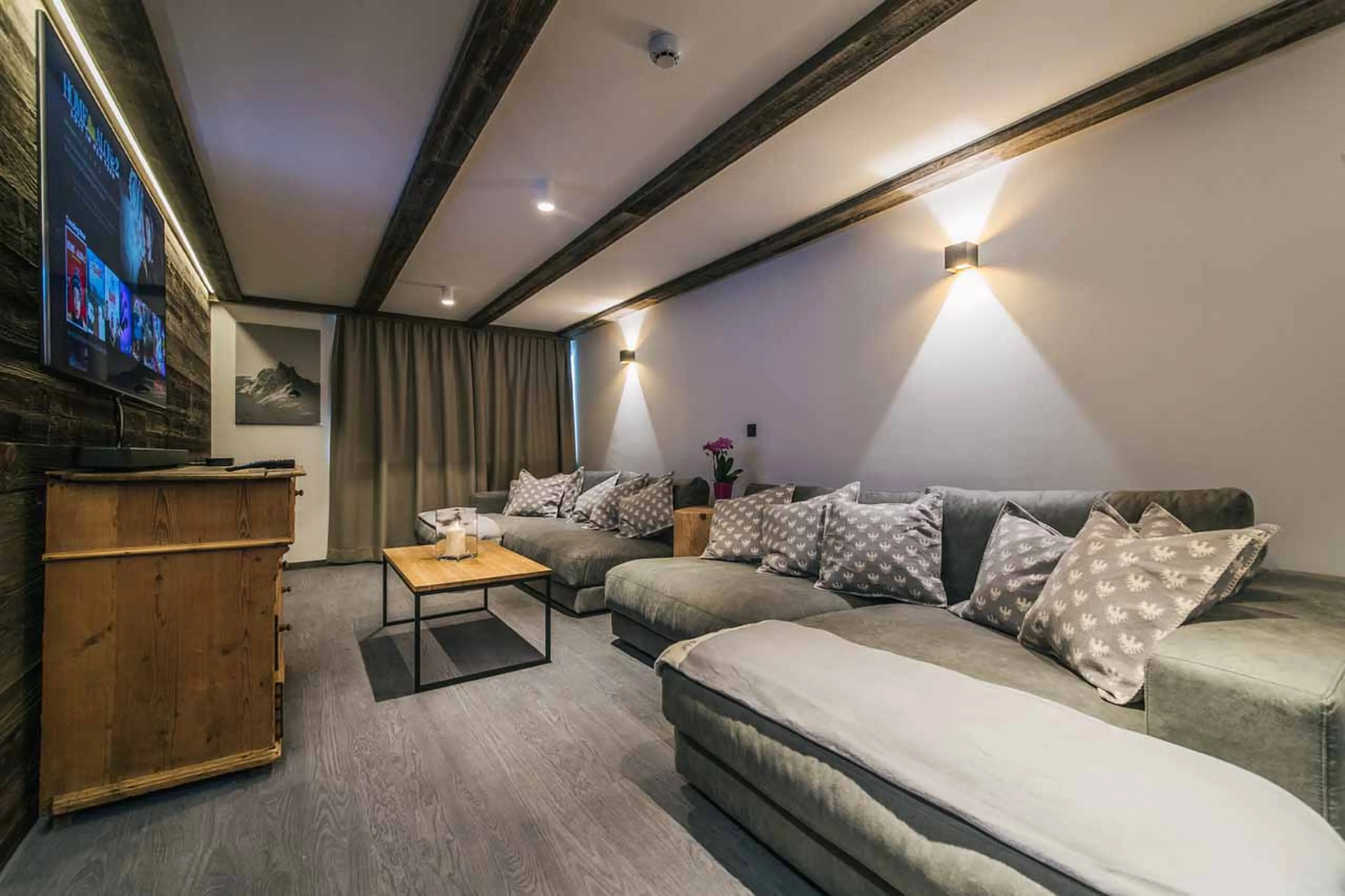 Cinema room at Chalet 47 in St Anton