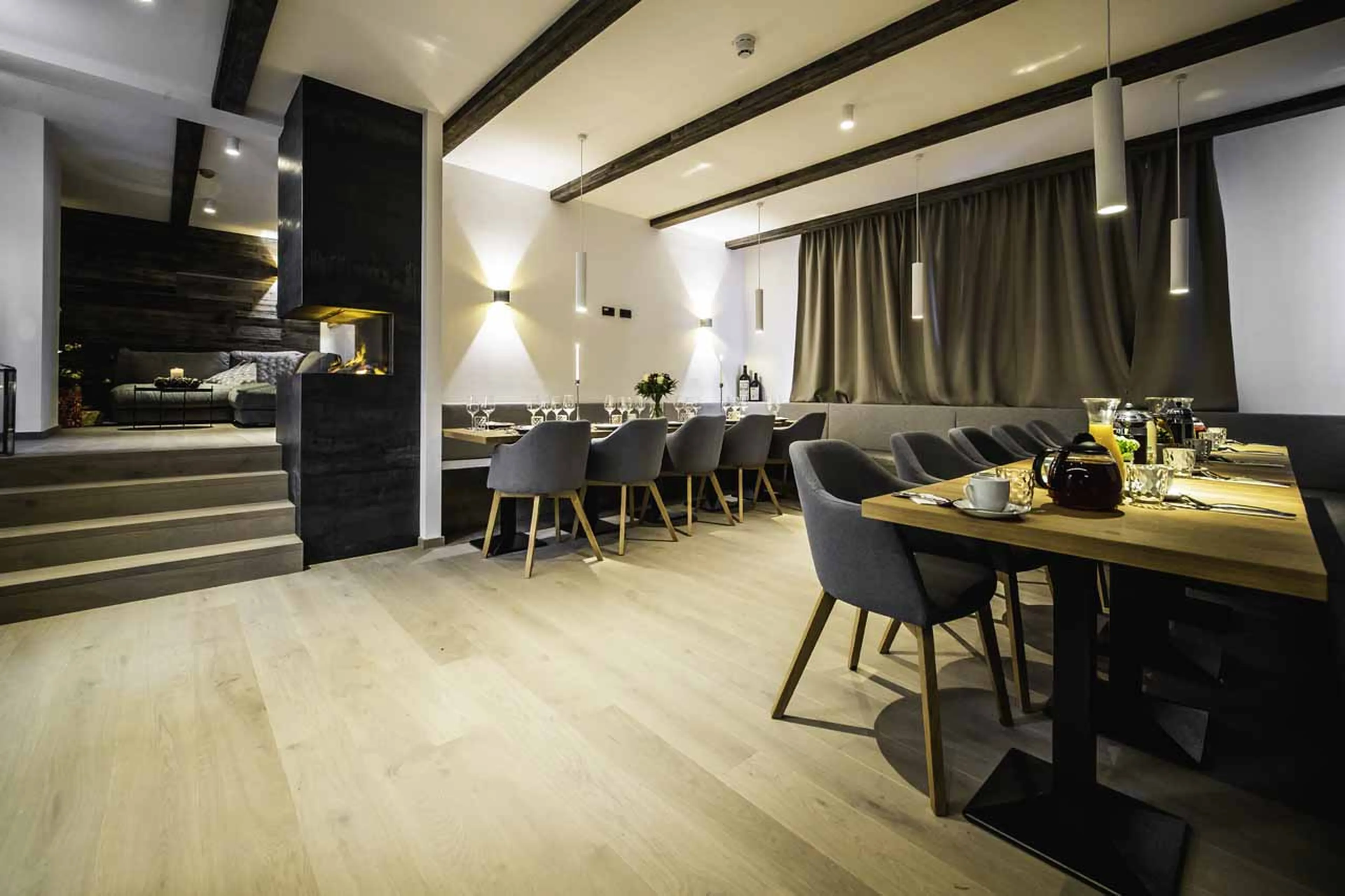 Dining area at Chalet 47 in St Anton