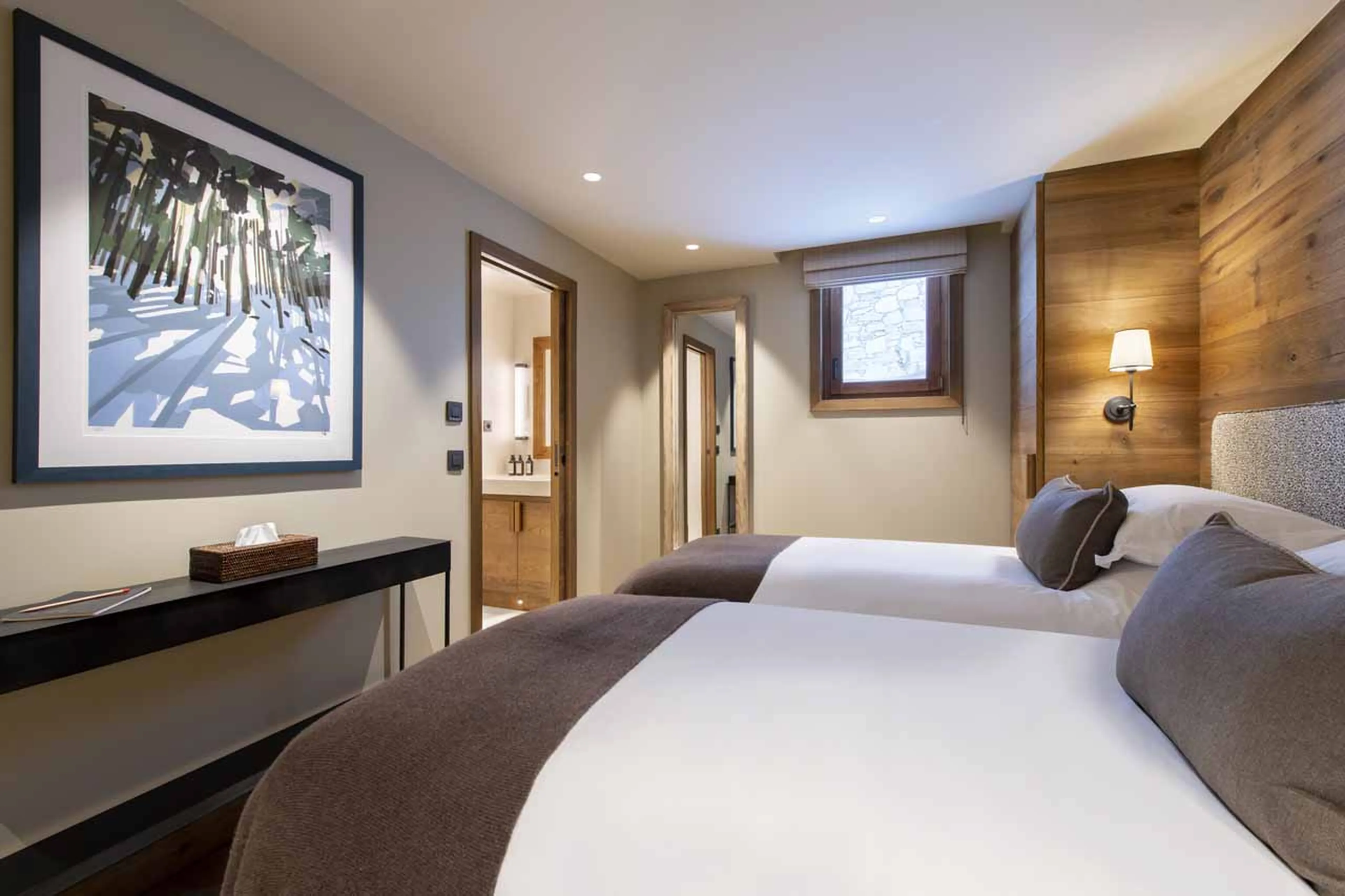 Access to shower room at Chalet Abade in Val d'Isere