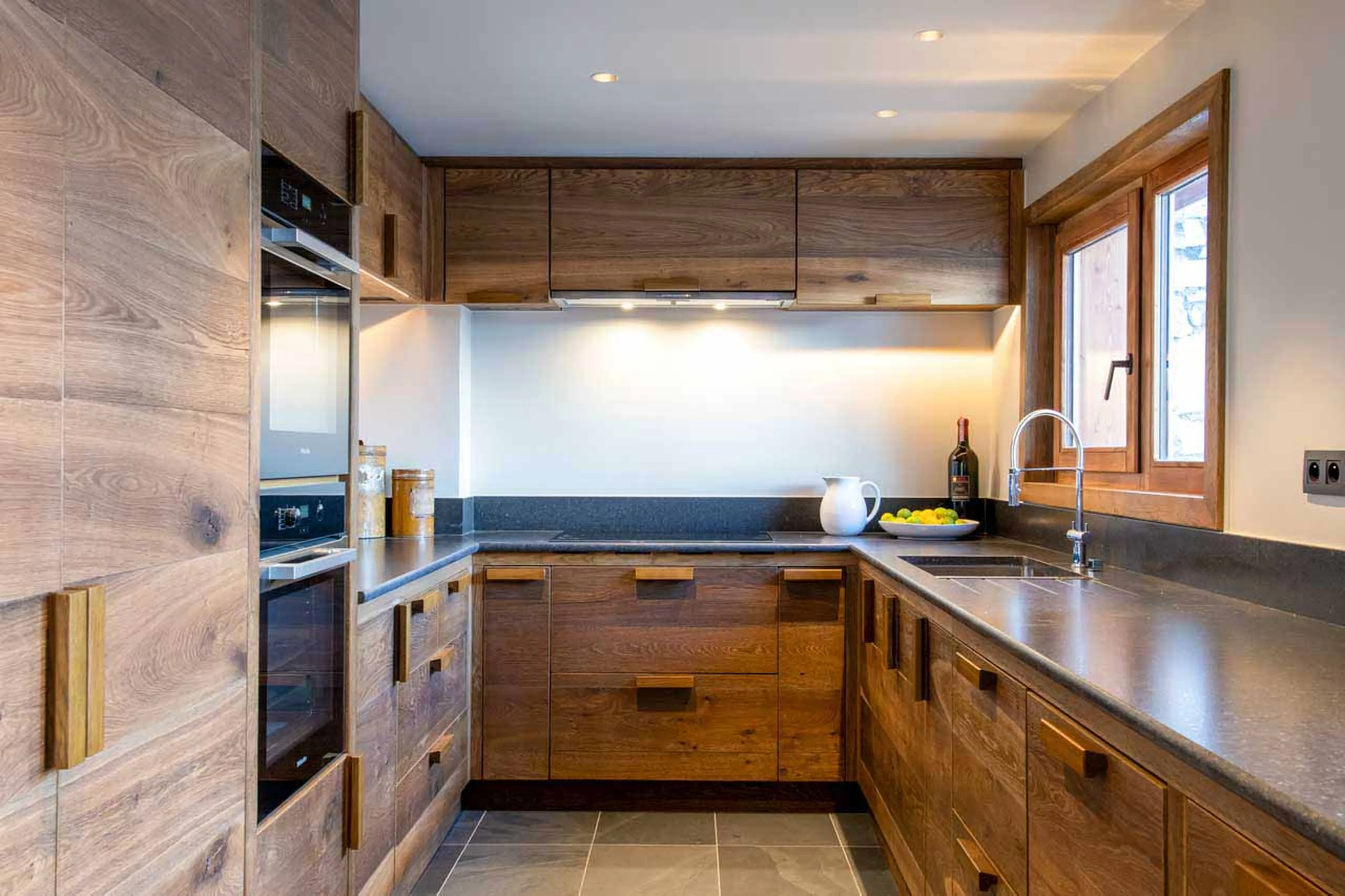 Kitchen at Chalet Abade in Val d'Isere