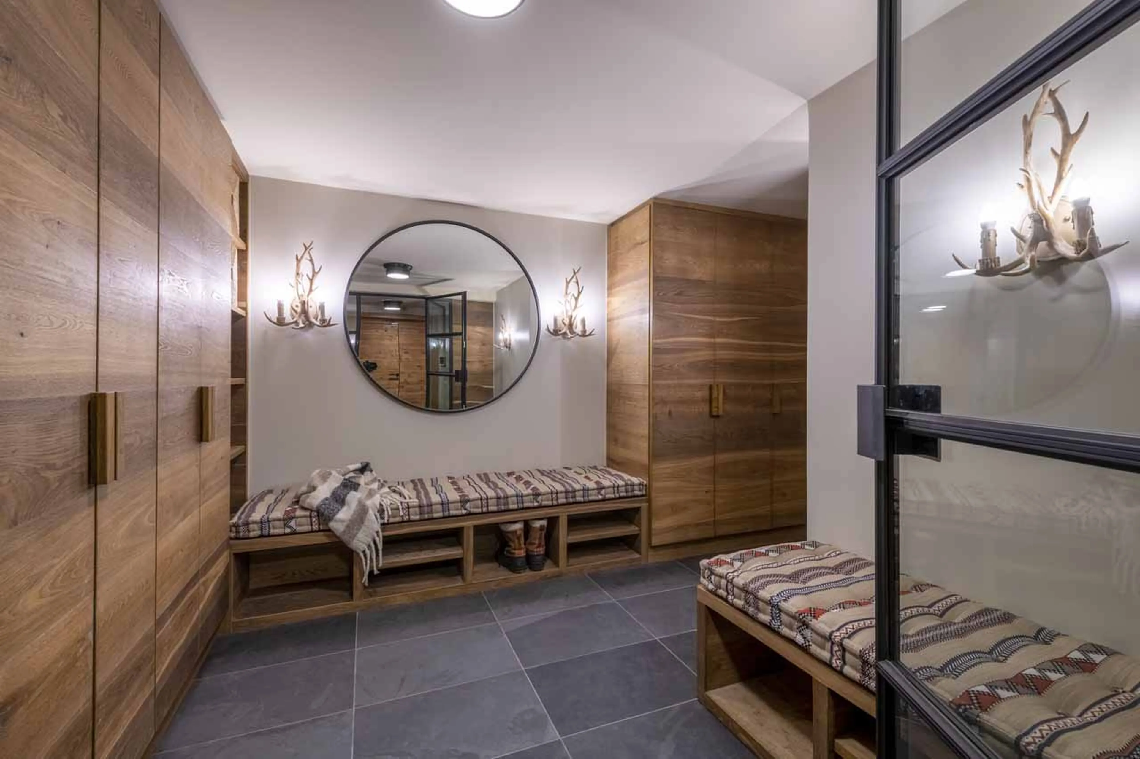 Ski room at Chalet Abade in Val d'Isere