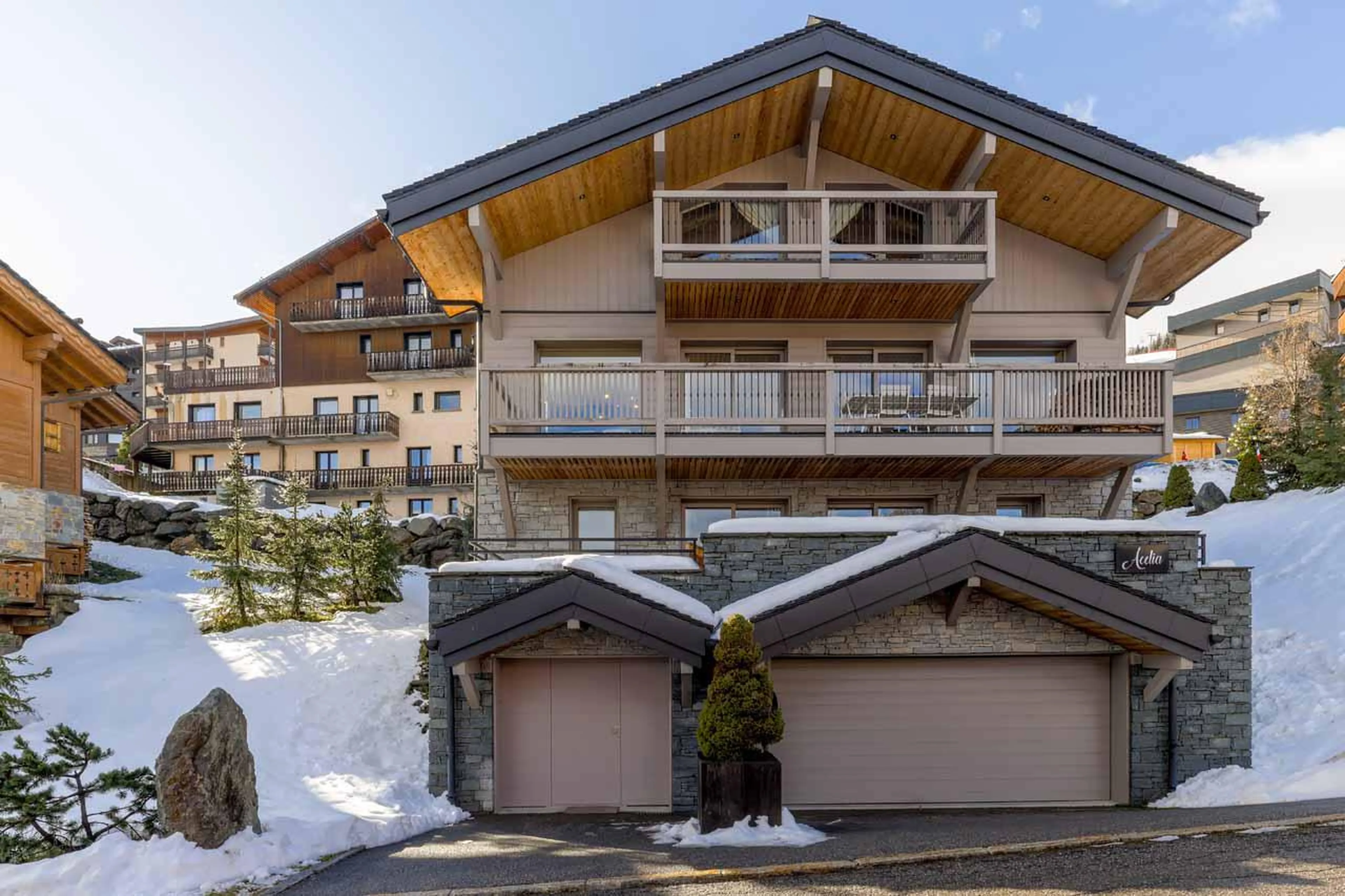 Exterior at Chalet Acelia in Courchevel 1550