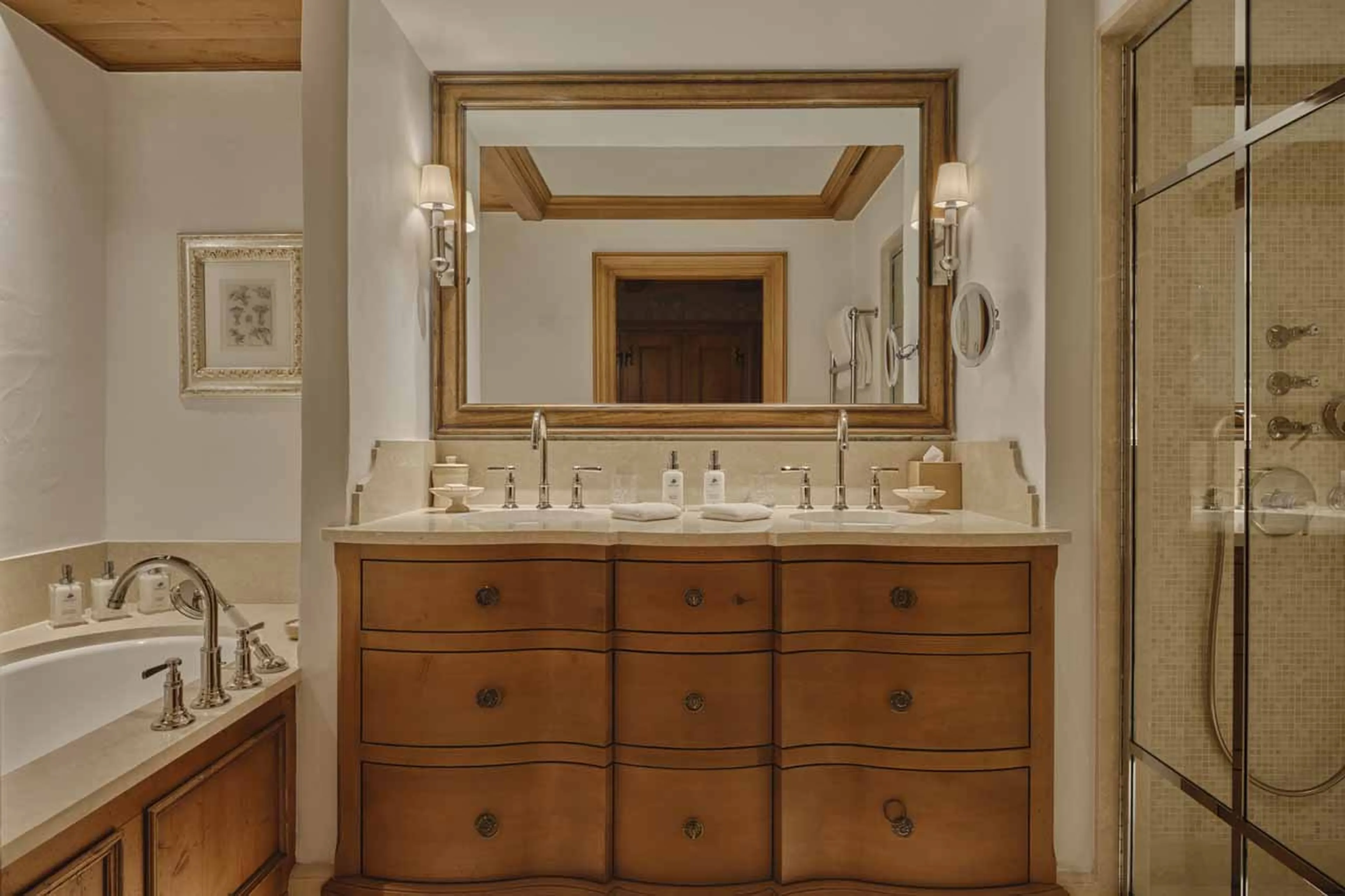 Bathroom two at Chalet Airelles 1992 in Courchevel 1850