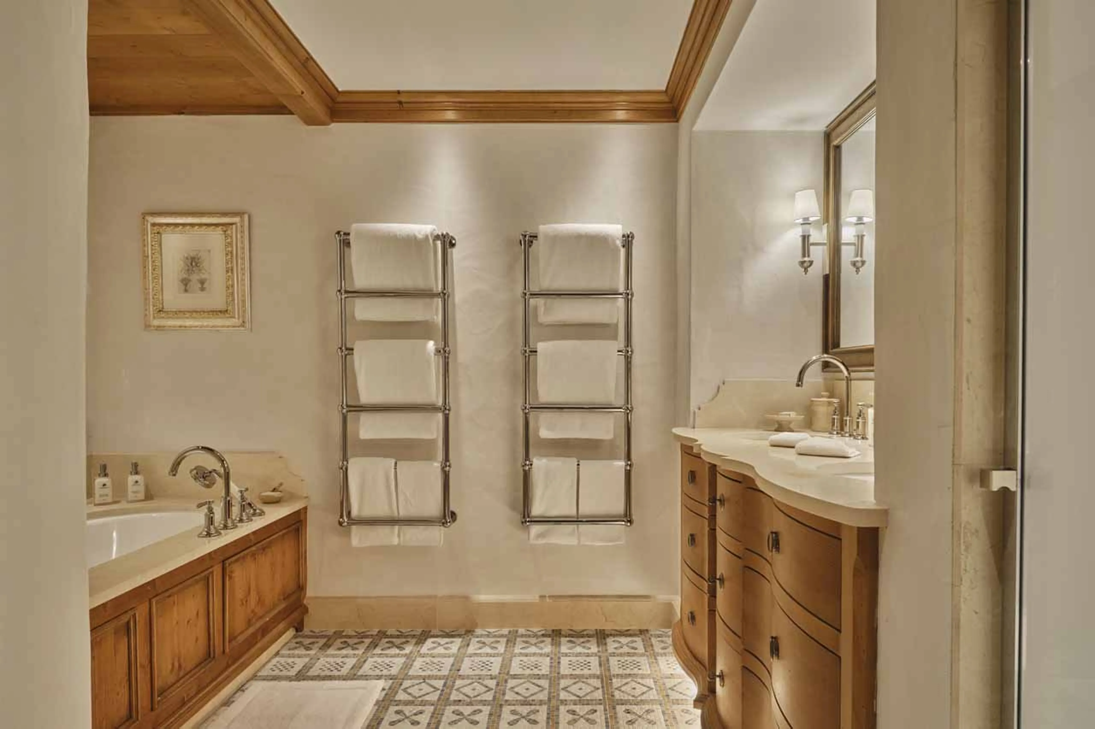 Bathroom three at Chalet Airelles 1992 in Courchevel 1850