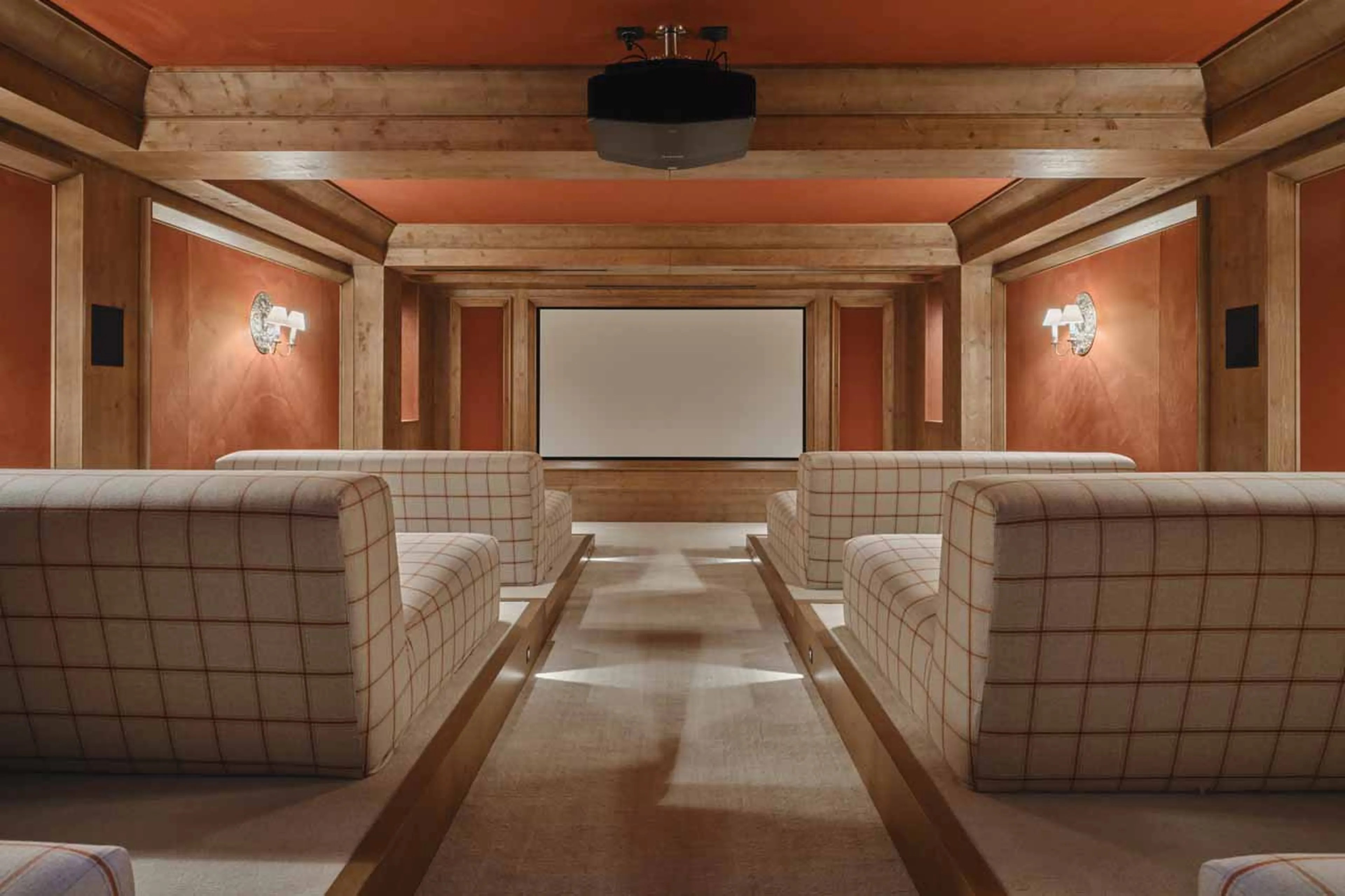 Cinema at Chalet Airelles 1992 in Courchevel 1850