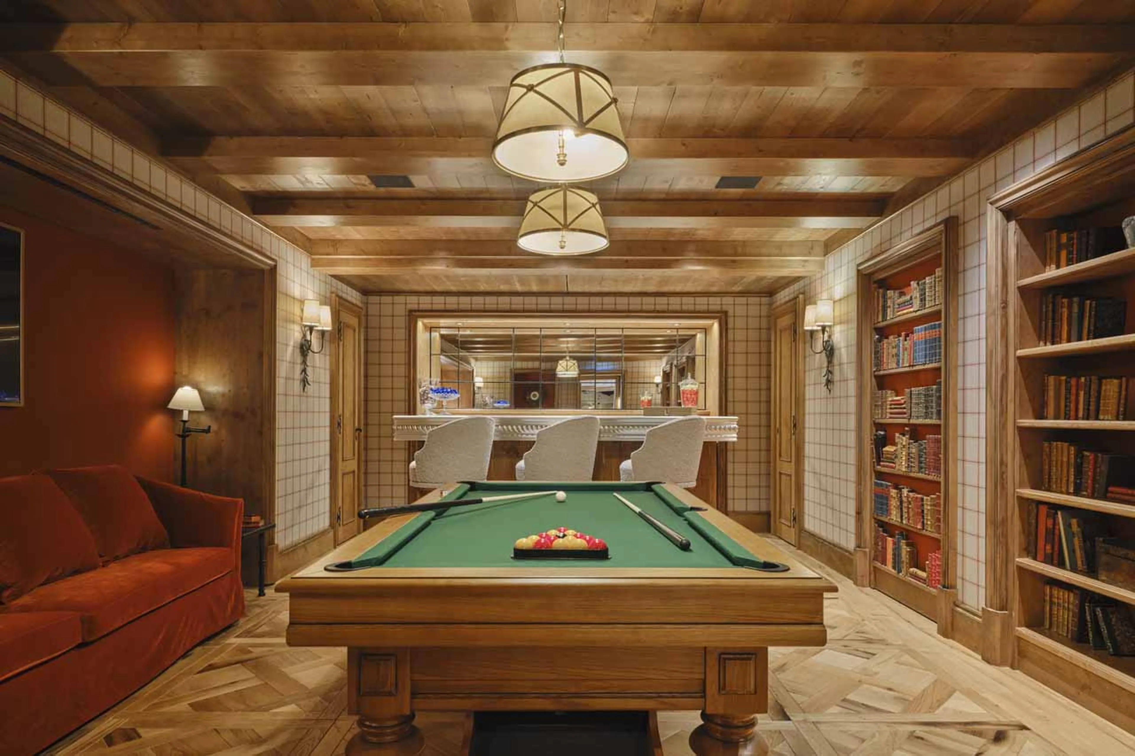 Billiards table at Chalet Airelles 1992 in Courchevel 1850