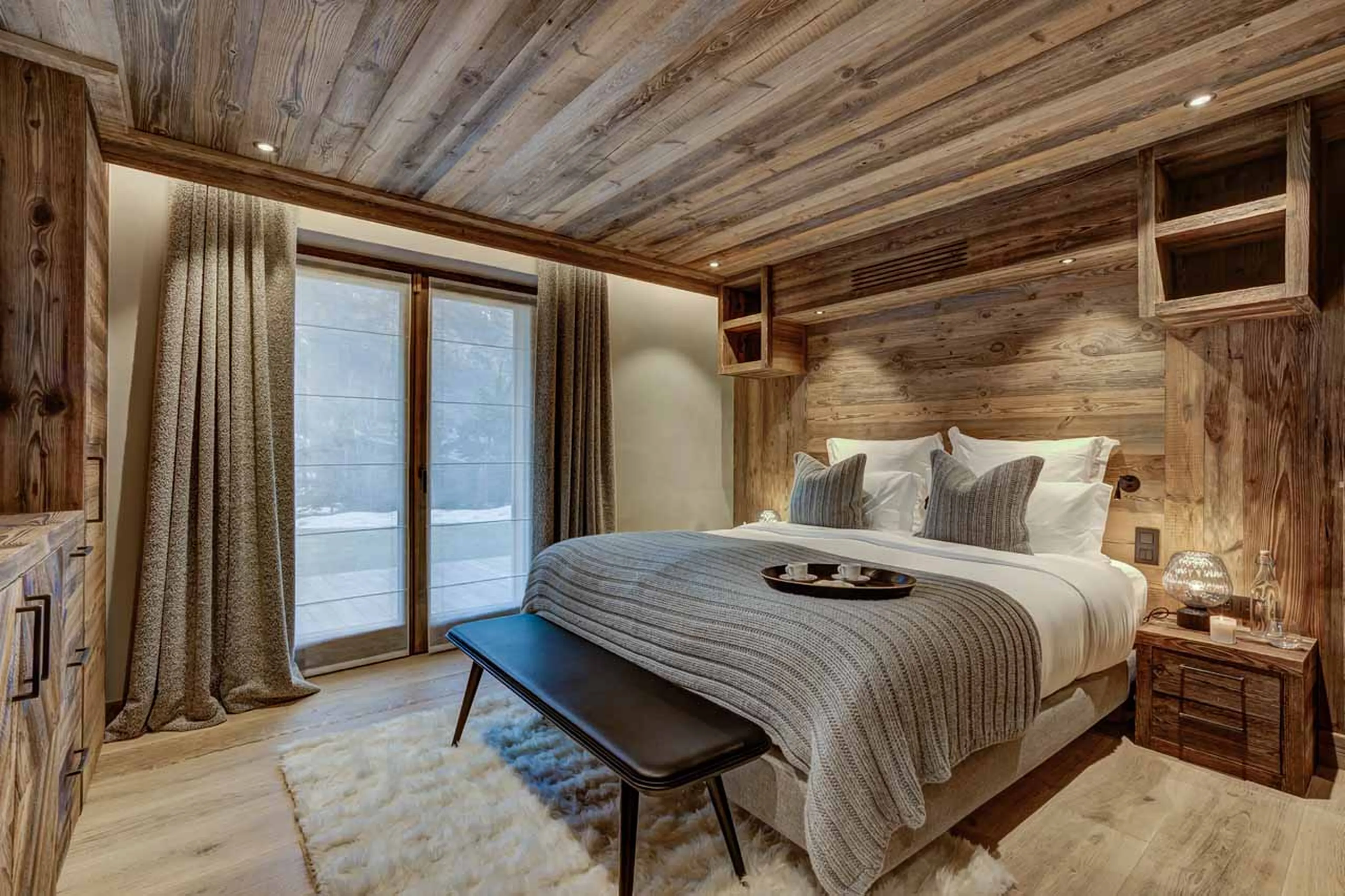 Bedroom three at Chalet Alaska in Chamonix