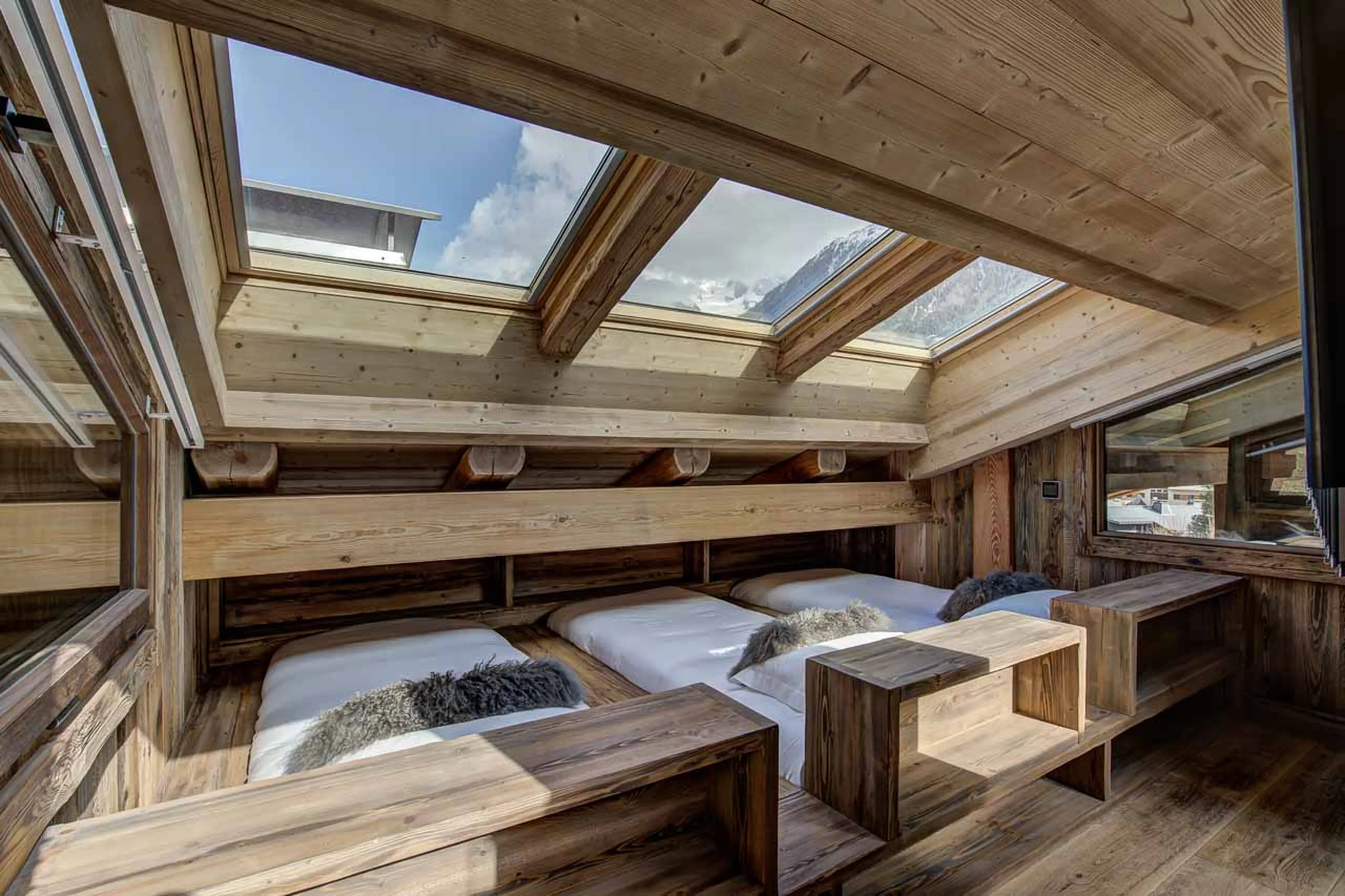 Bedroom five at Chalet Alaska in Chamonix