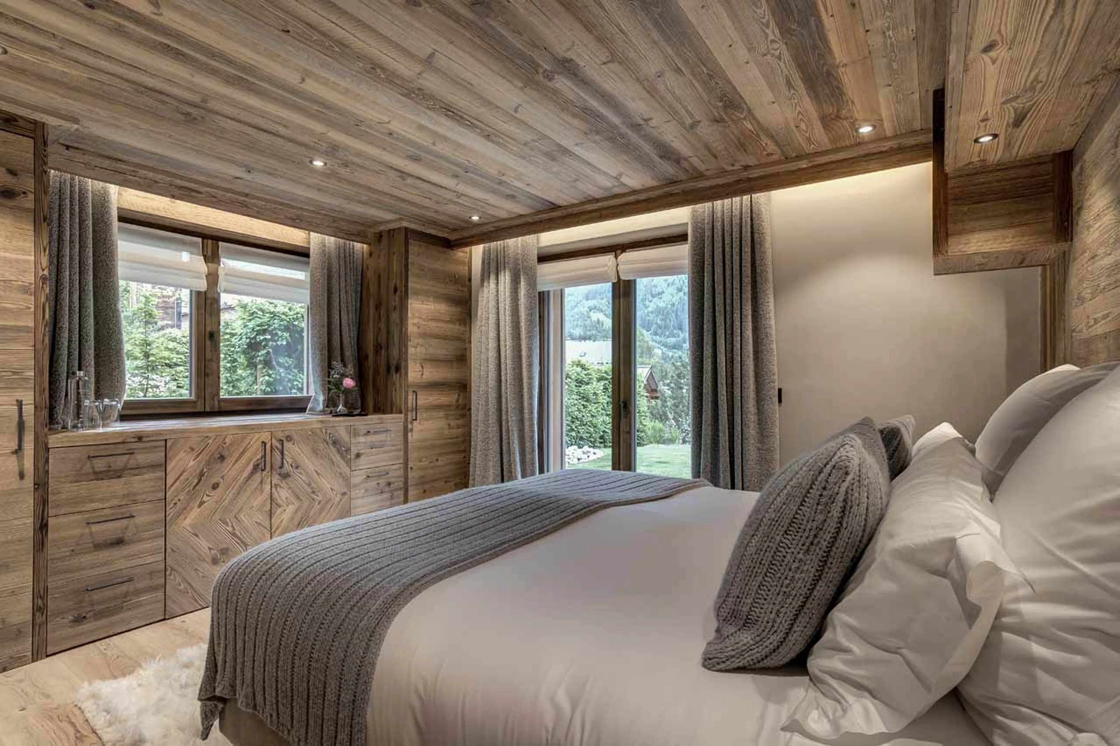 Bedroom three at Chalet Alaska in Chamonix