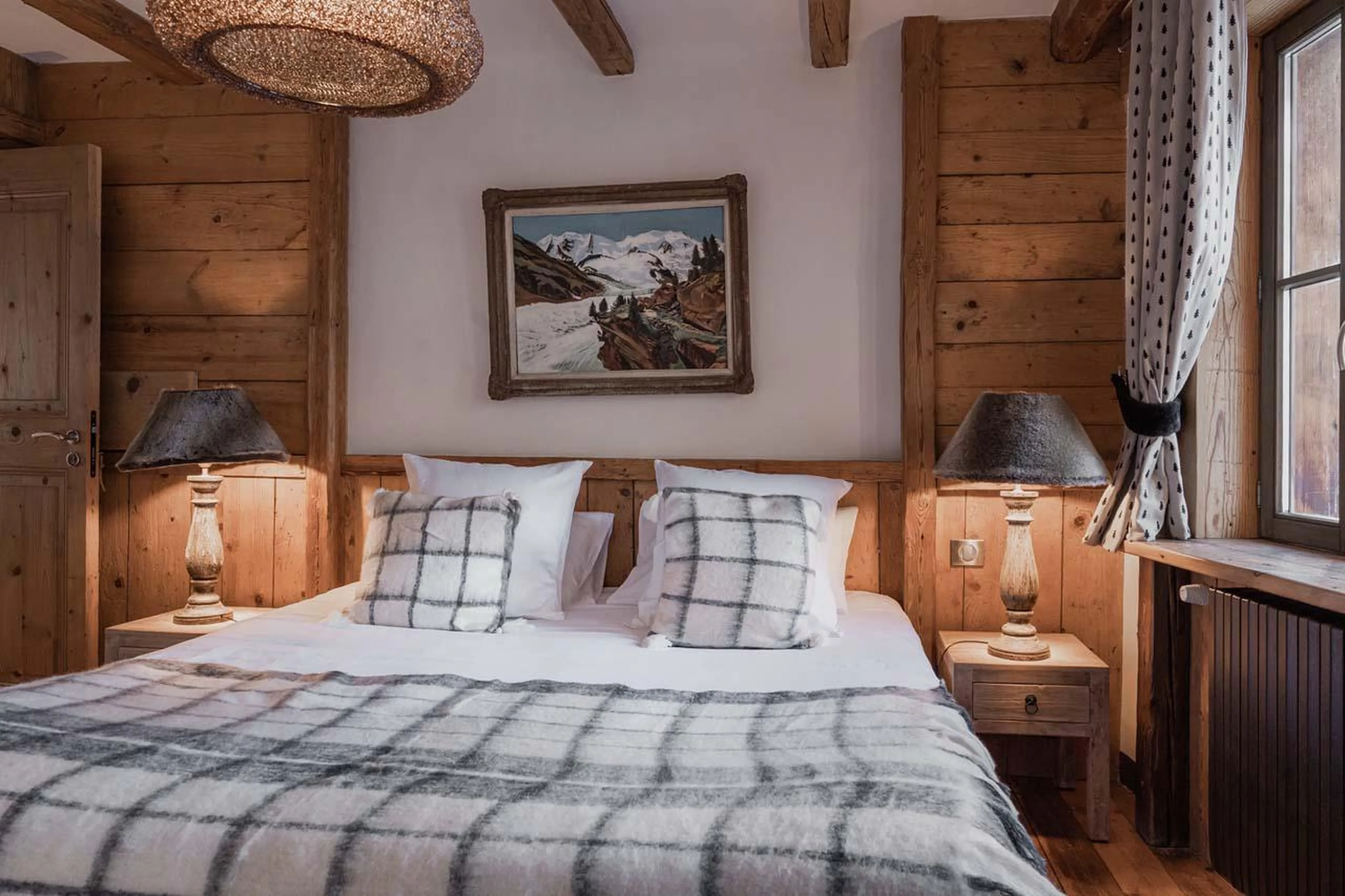 Bedroom four at Chalet Alice in Val d'Isere