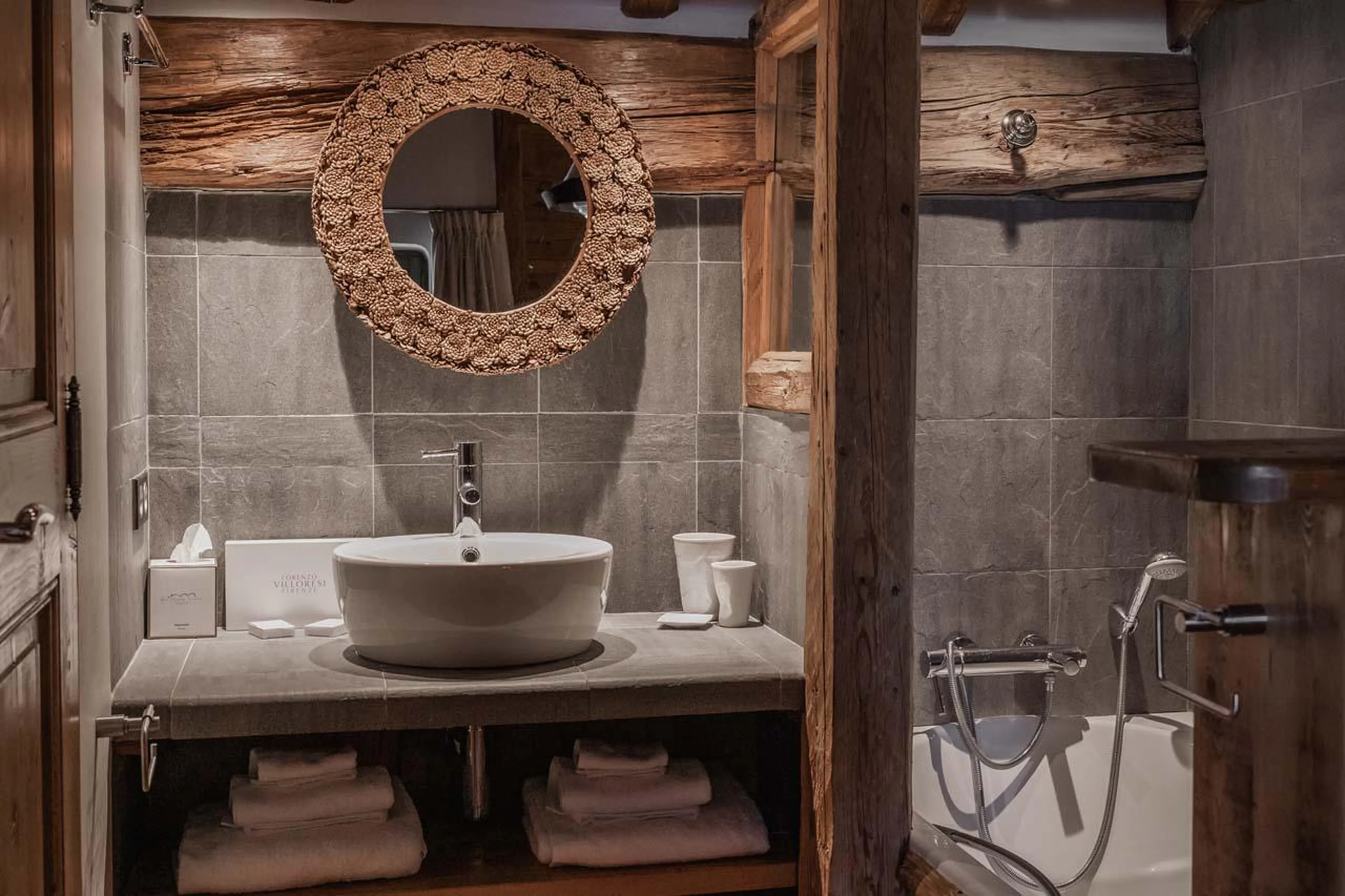 Bathroom at Chalet Alice in Val d'Isere