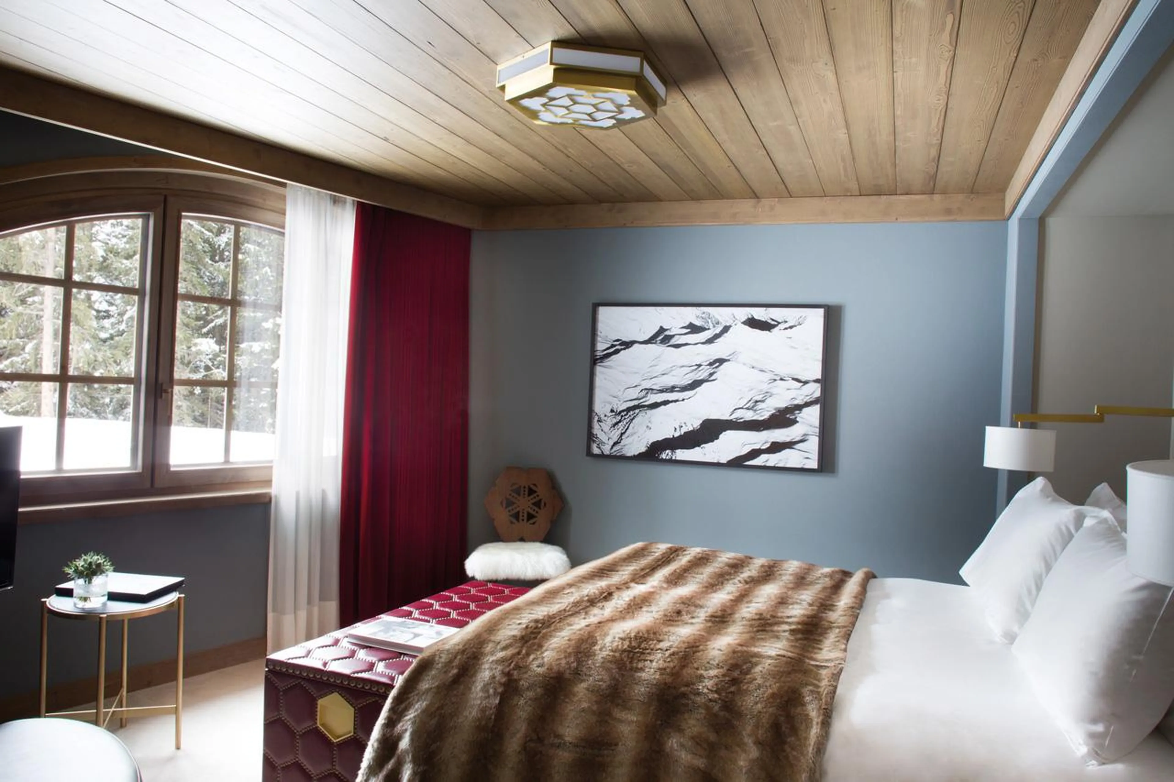 Bedroom 3 in Chalet Alpensia in Courchevel 1850