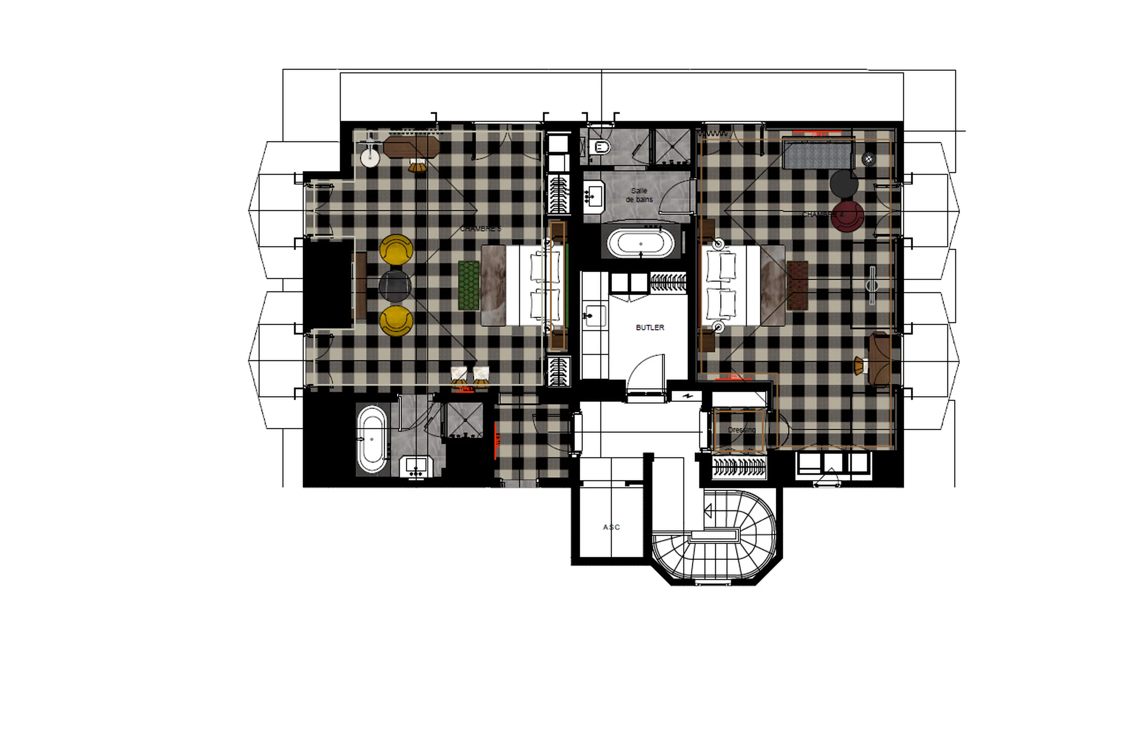 chalet-alpensia-courchevel-1850-floor-plan-second-floor