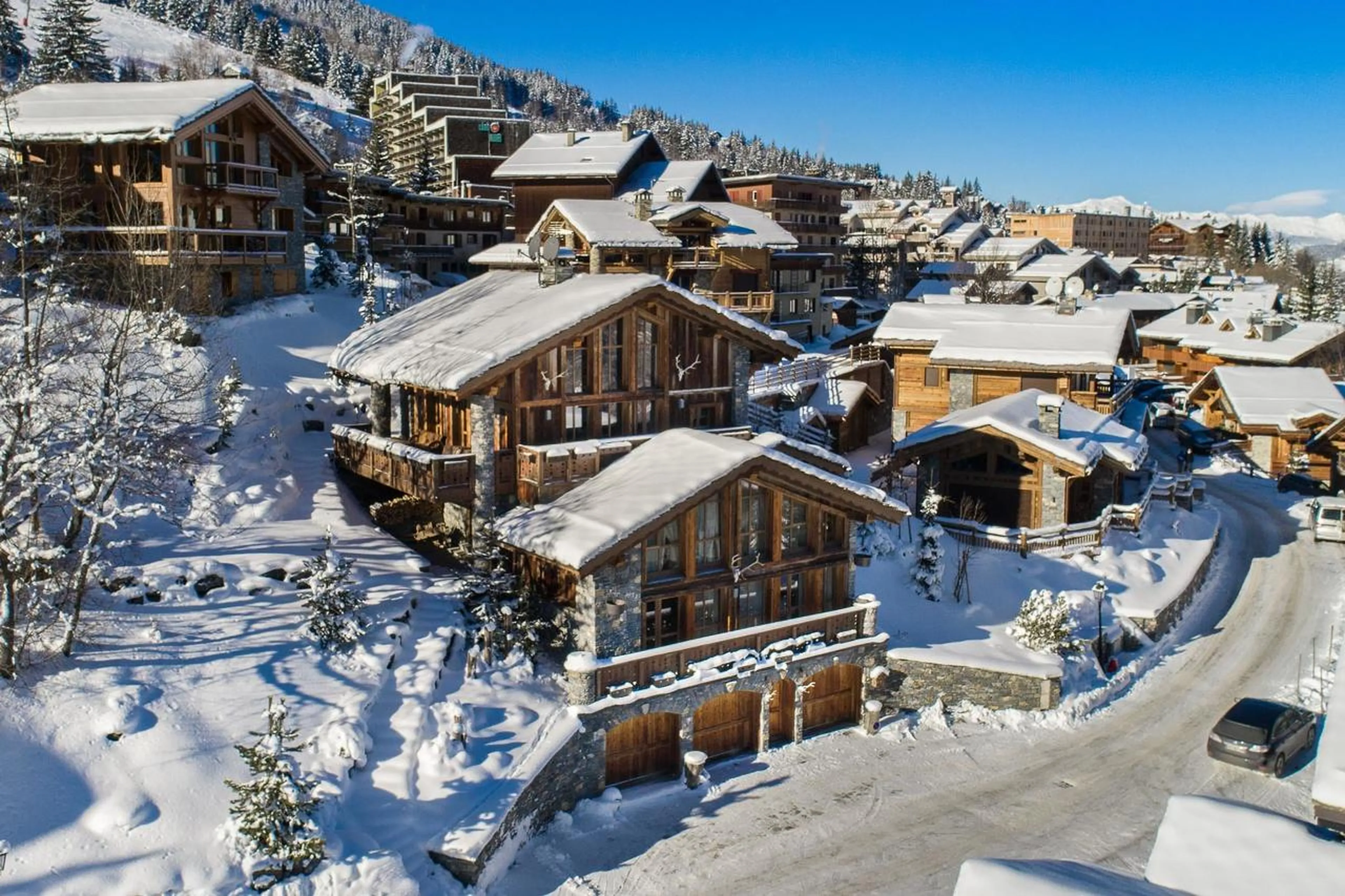 Exterior view of Chalet Alpette in Courchevel 1550