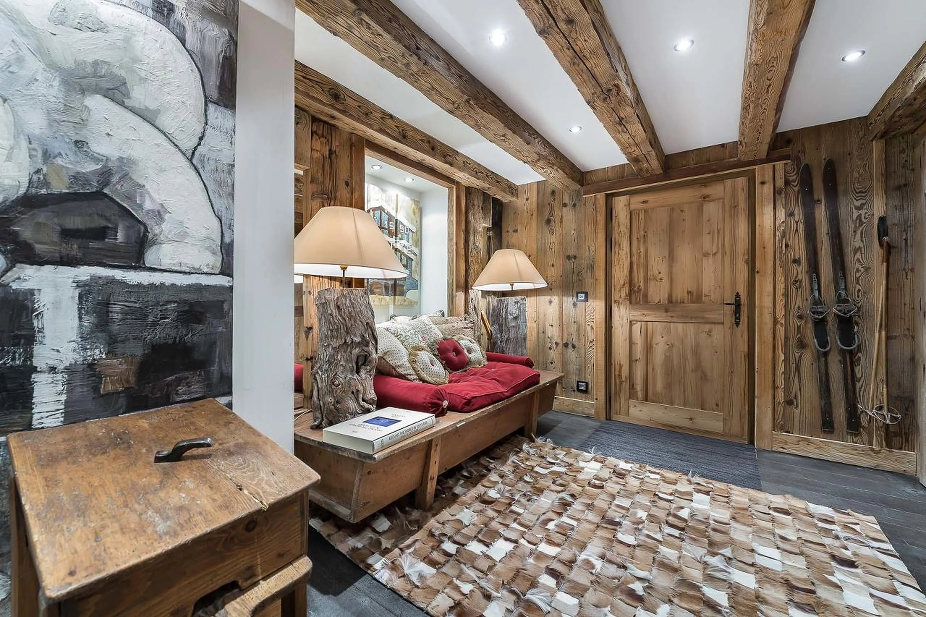 Ski room at Chalet Alpette in Courchevel 1550