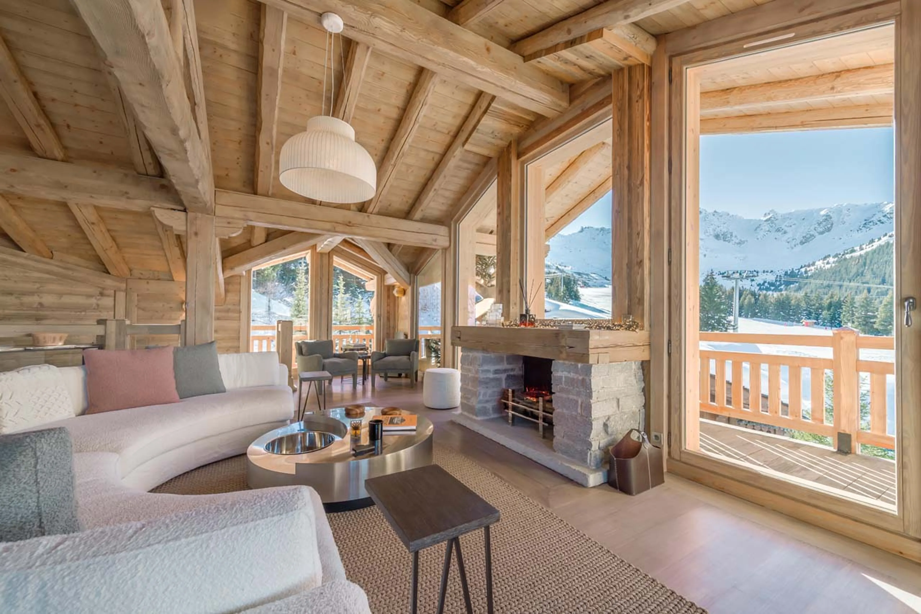 Sitting area in Chalet Alpin, Courchevel 1850
