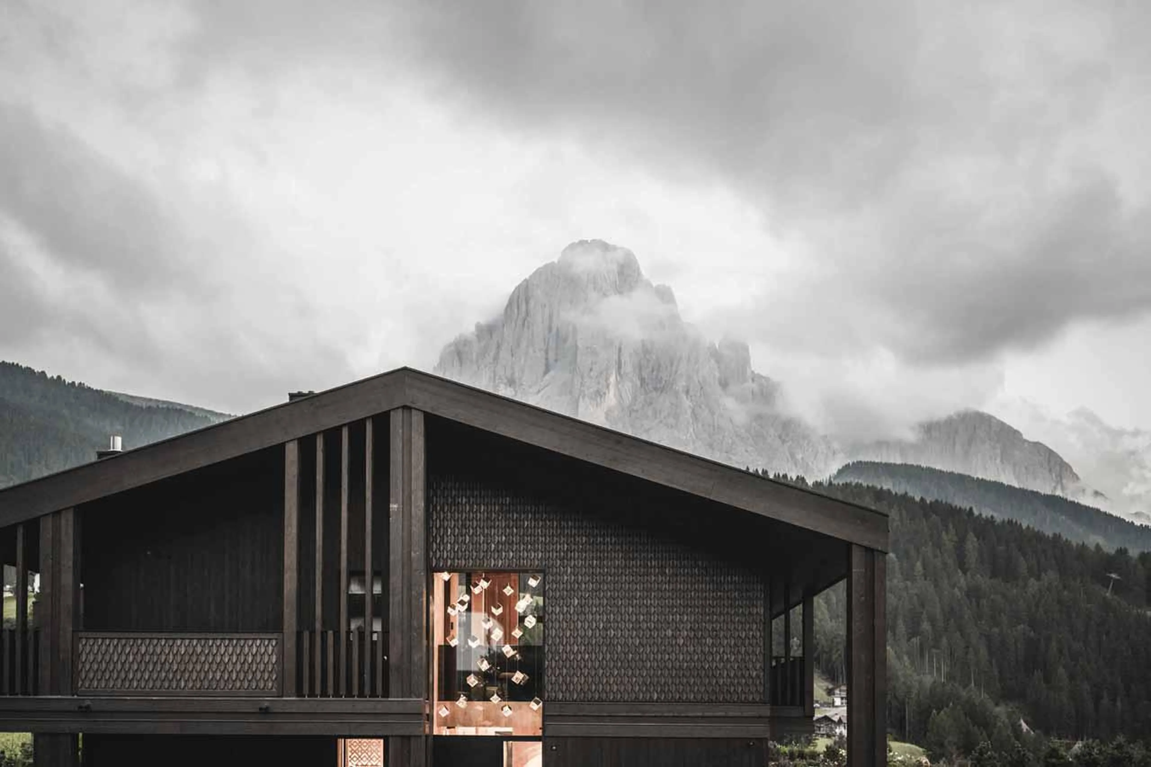 Exterior view of Chalet Alpurio in Val Gardena