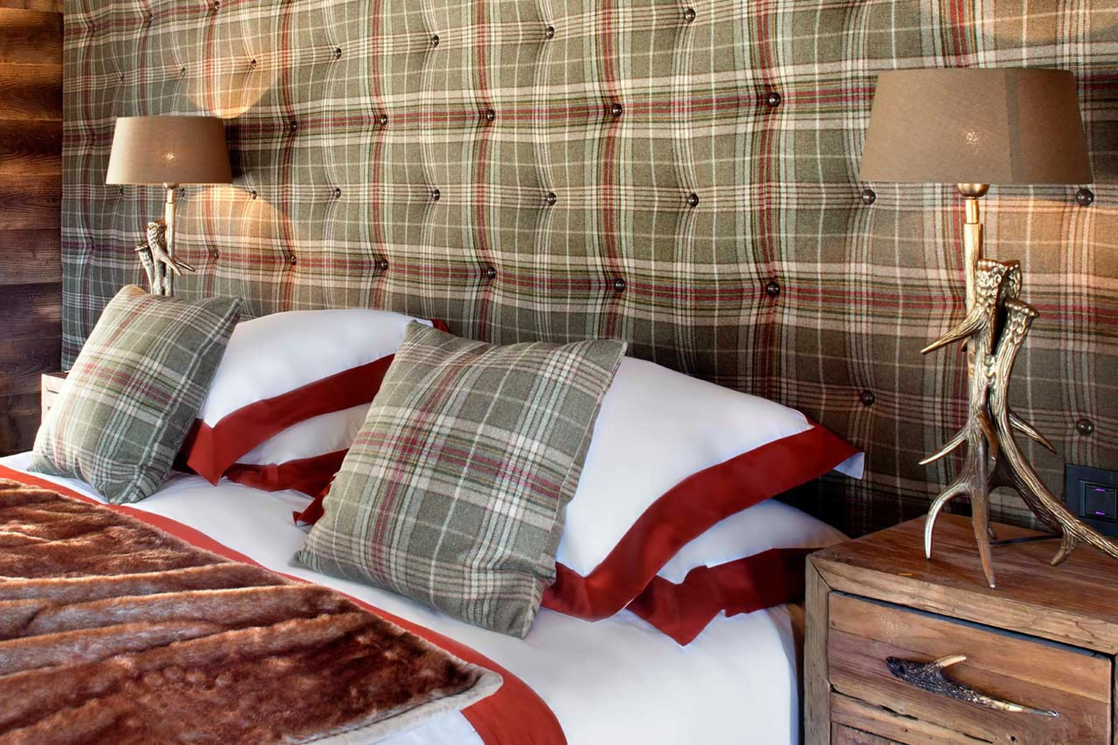 Bedroom two at Chalet Alta in Chamonix