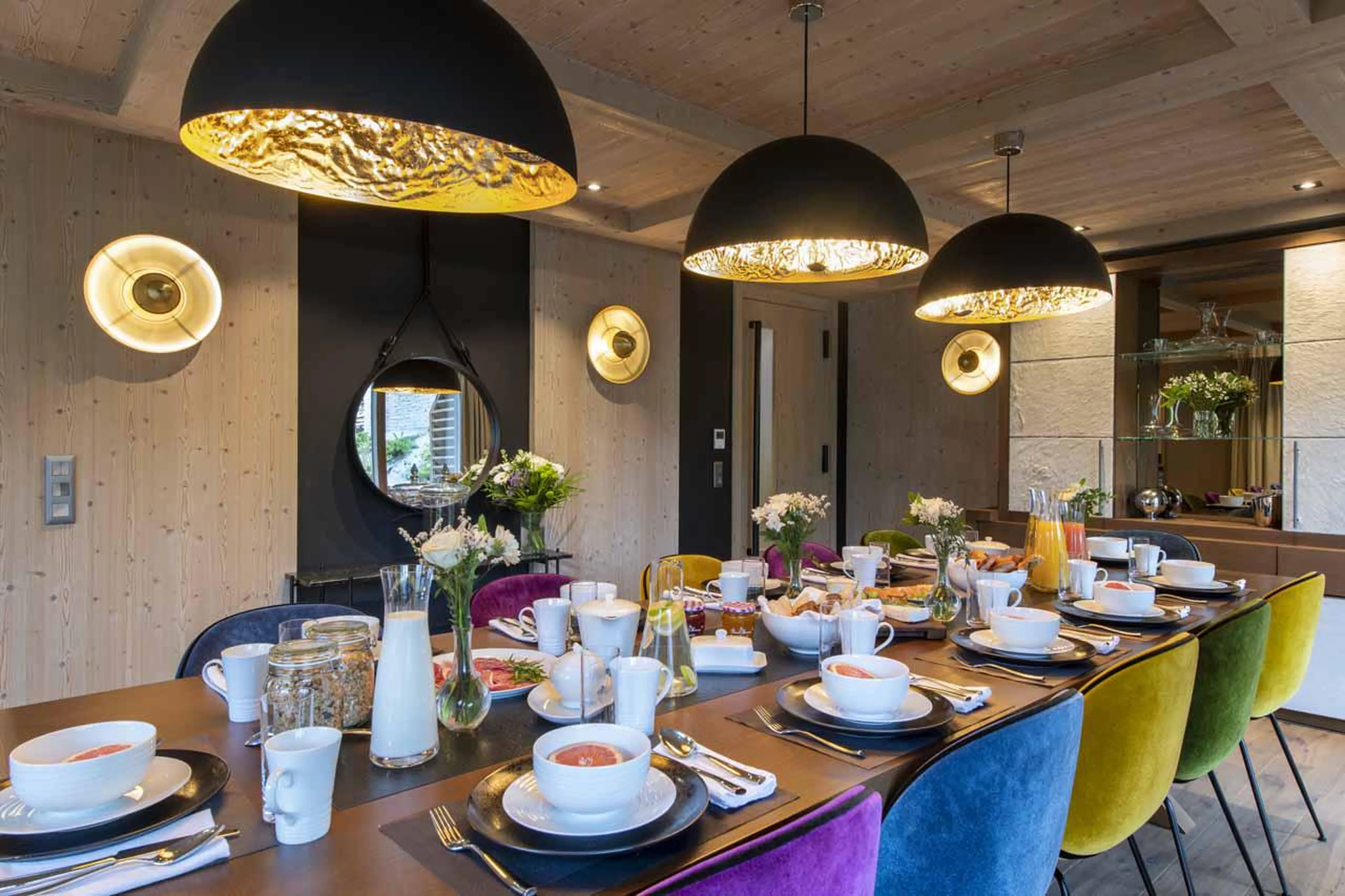 Breakfast at Chalet Altius in Meribel