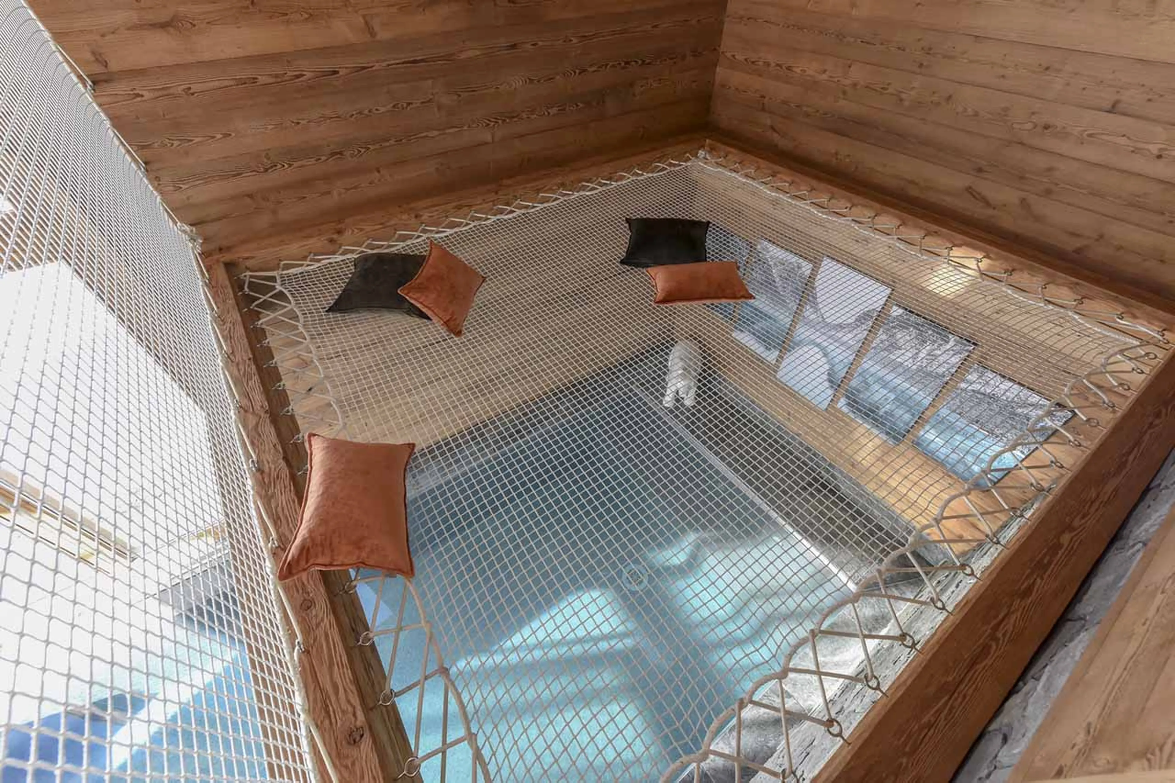 Hammock at Chalet Alya in Meribel