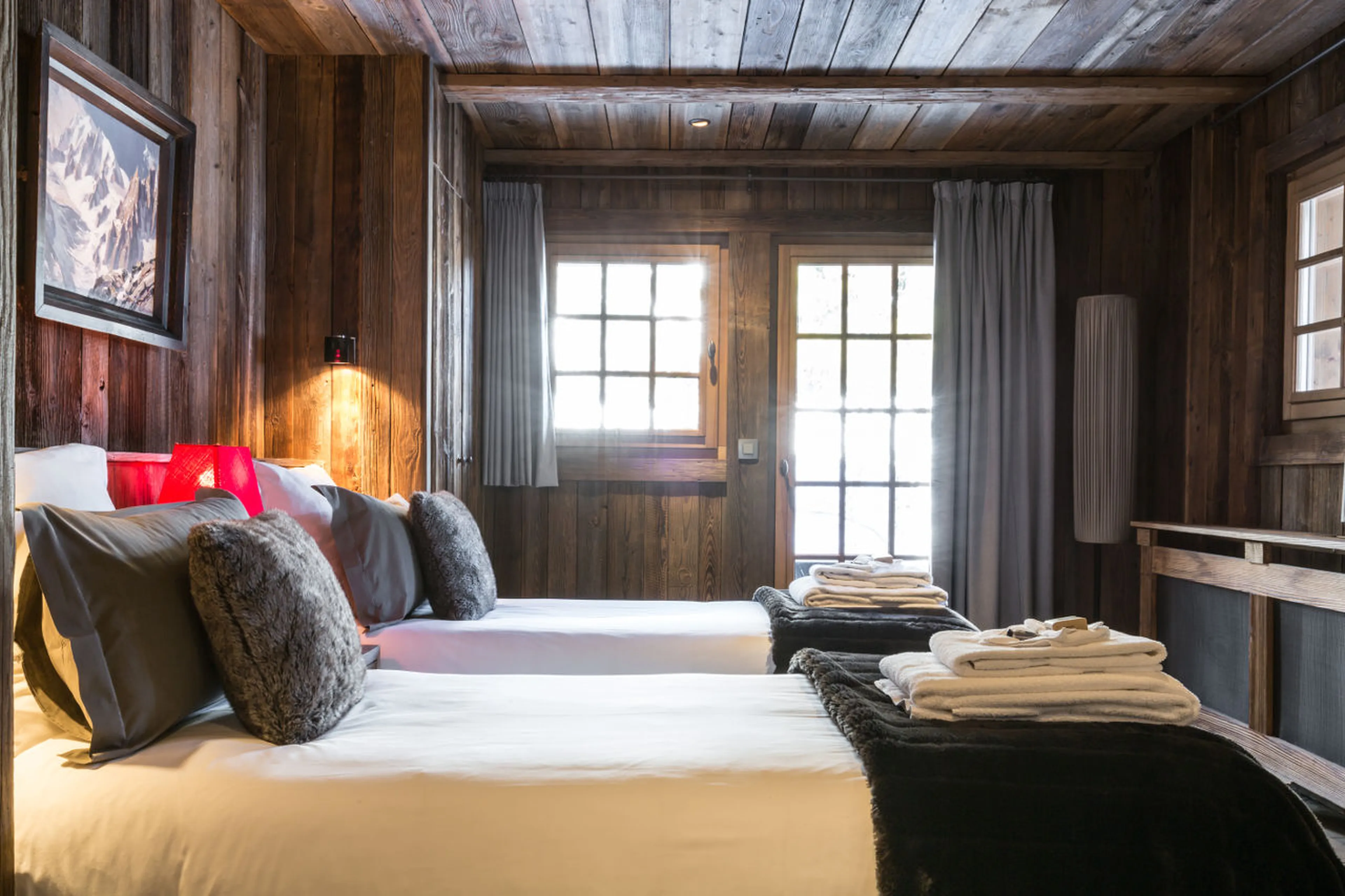 Bedroom three at Chalet Amazon Creek in Chamonix