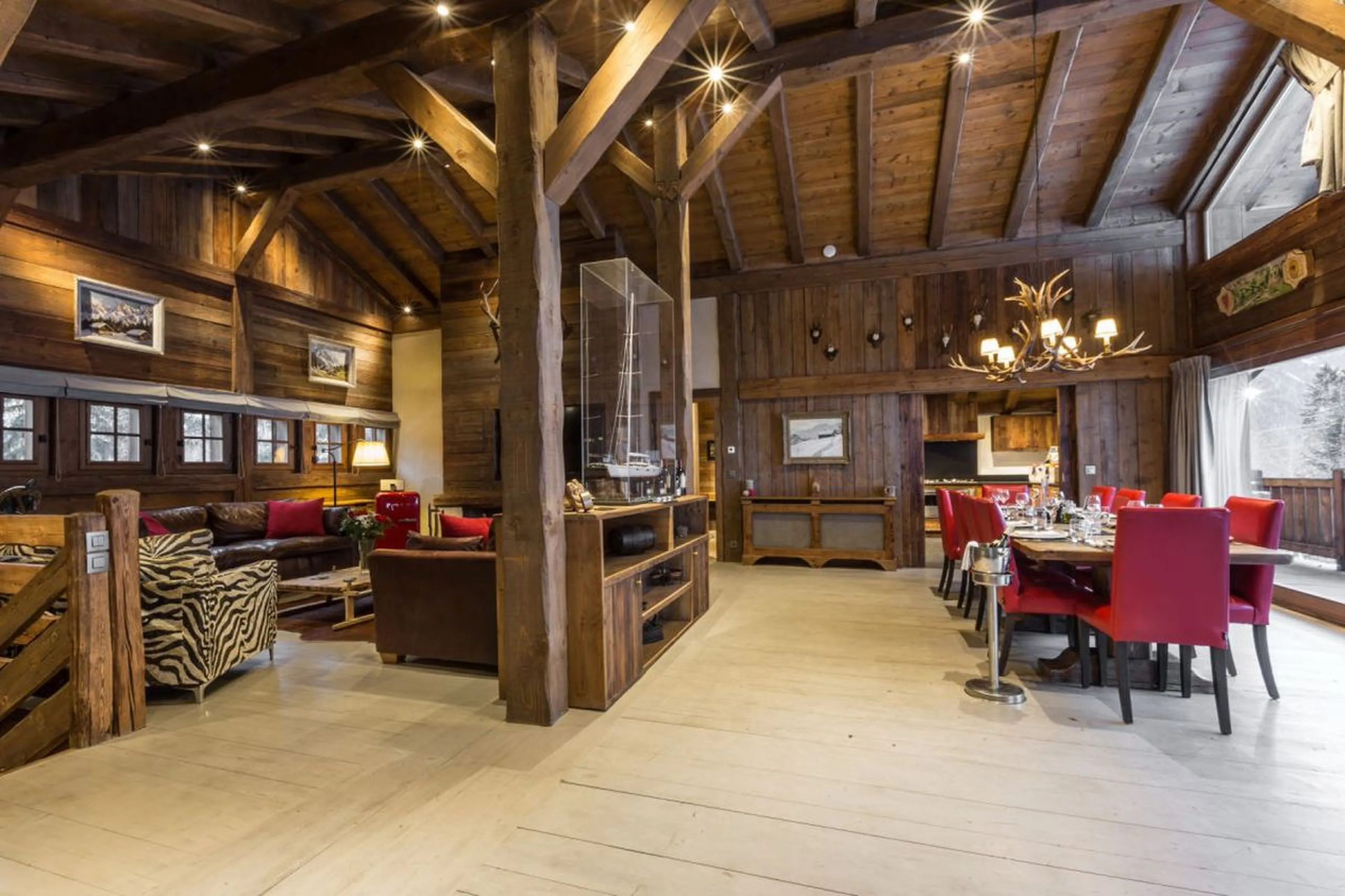 Living area of Chalet Amazon Creek in Chamonix