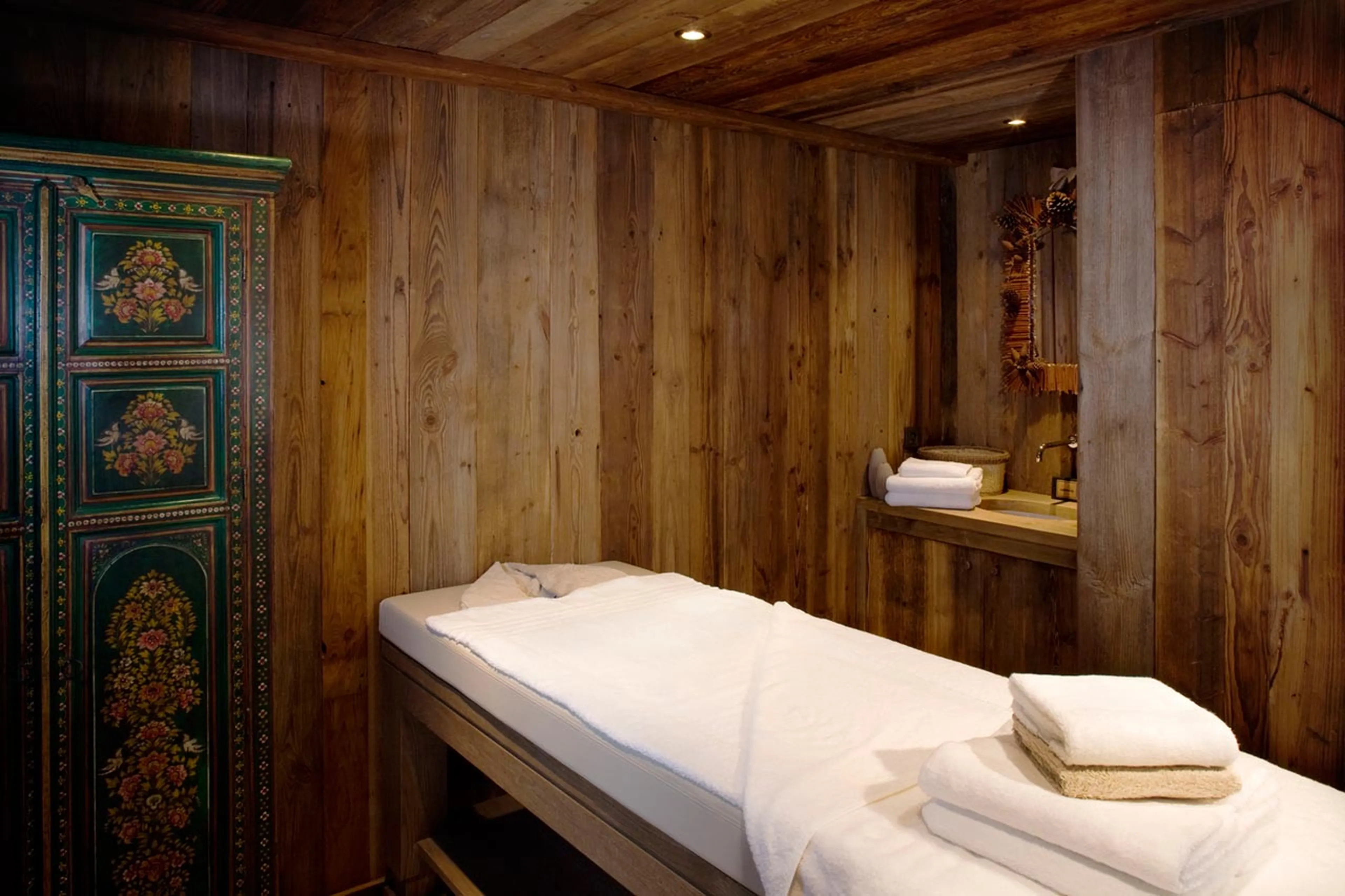 Massage room at Chalet Amazon Creek in Chamonix
