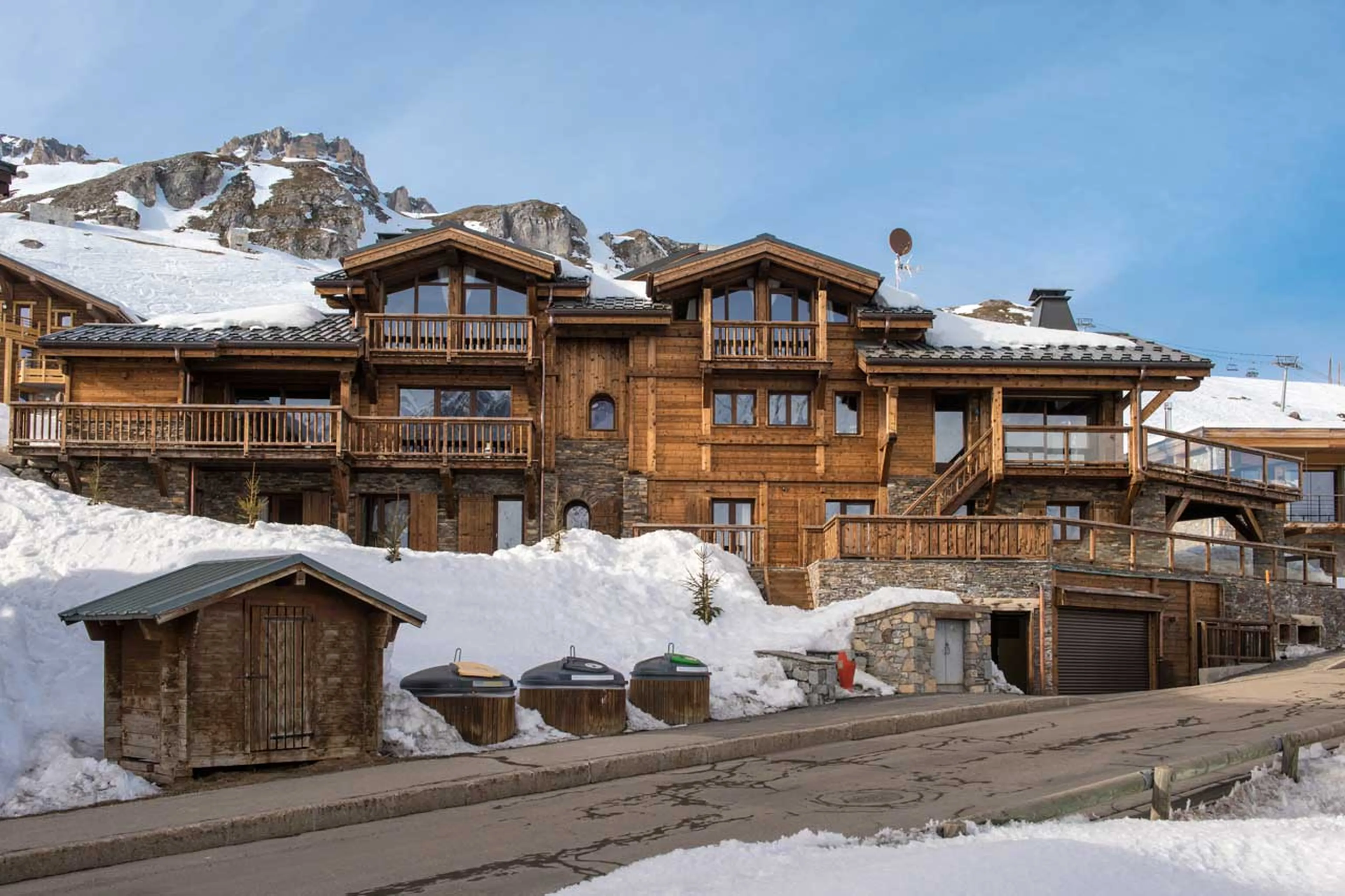 Exterior of Chalet Ambre in Tignes Le lac