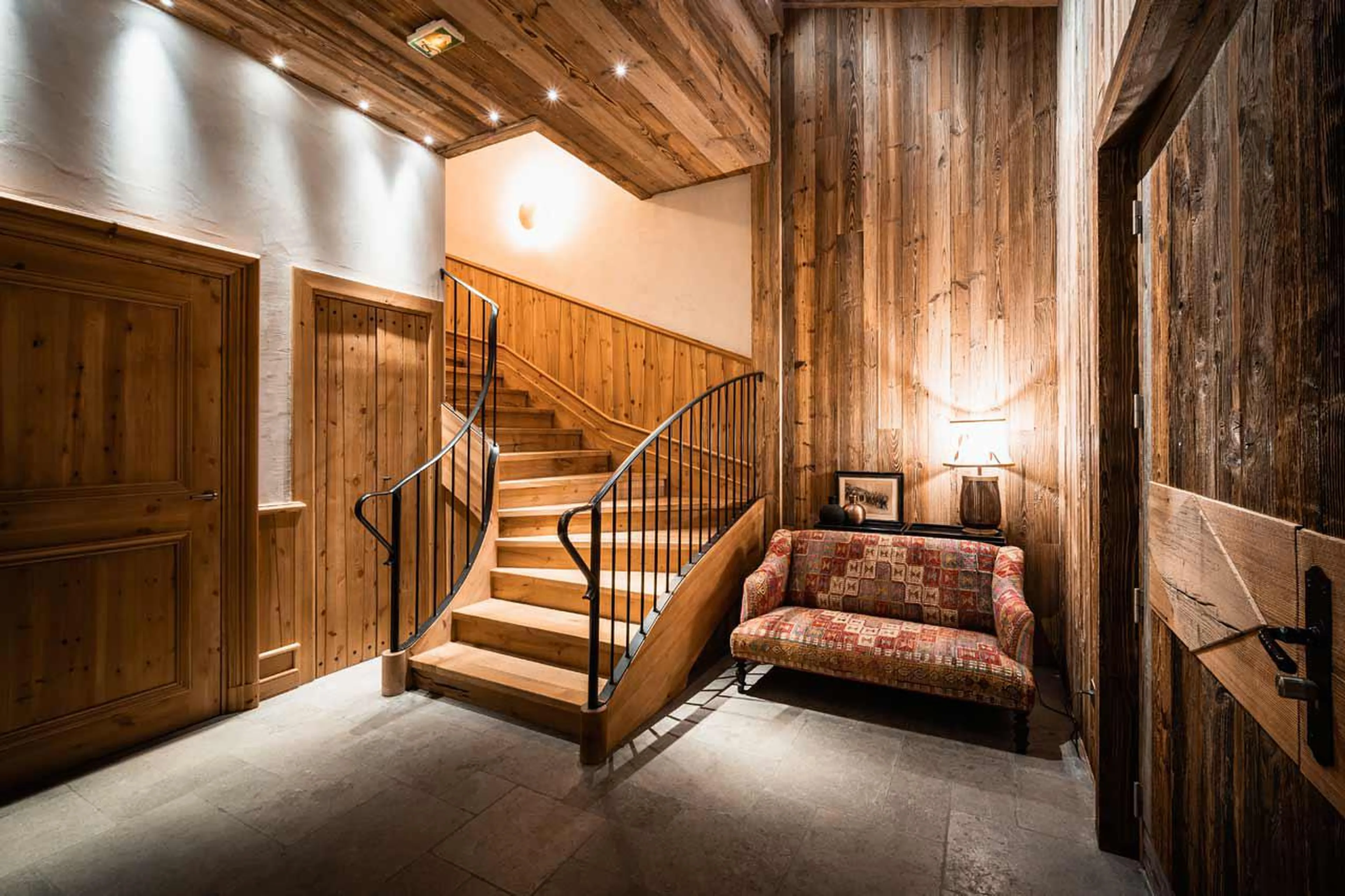 Entrance hall of Chalet Ambre in Val d’ Isere