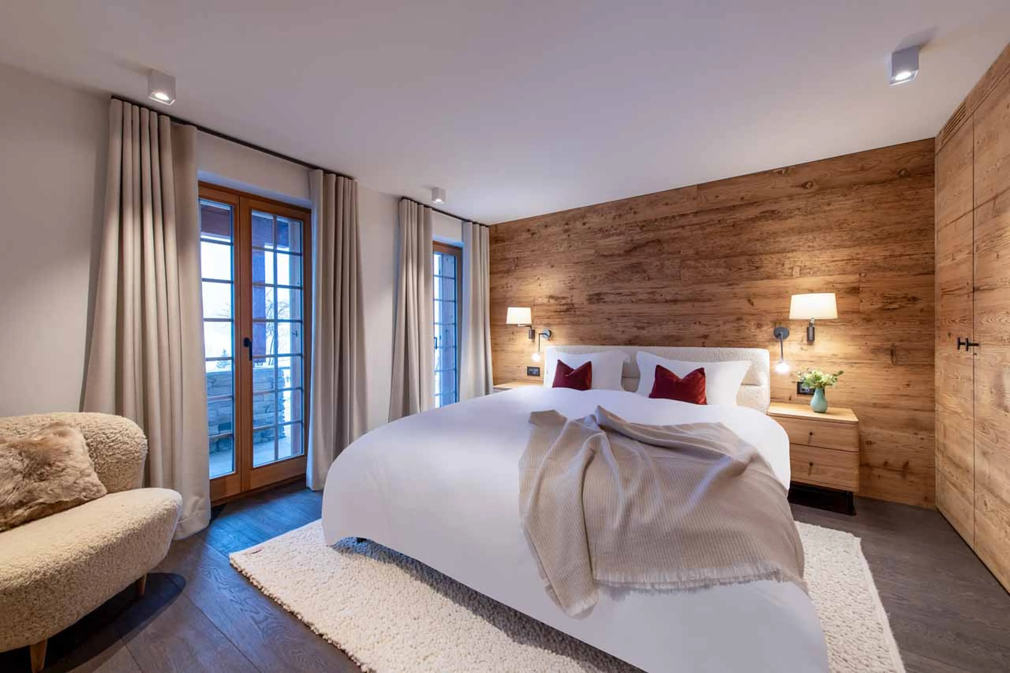 Bedroom 1 at Chalet Andra in Grindelwald