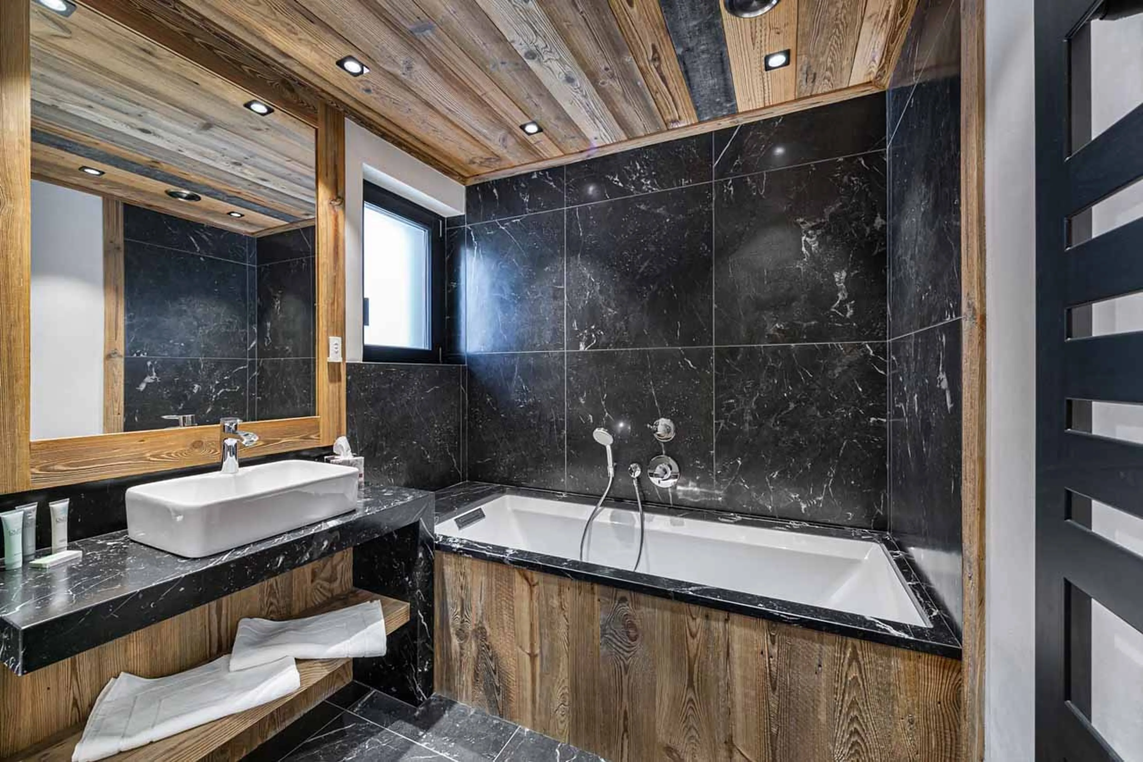 Bathroom one at Chalet Angelus 1 in Val d'Isere