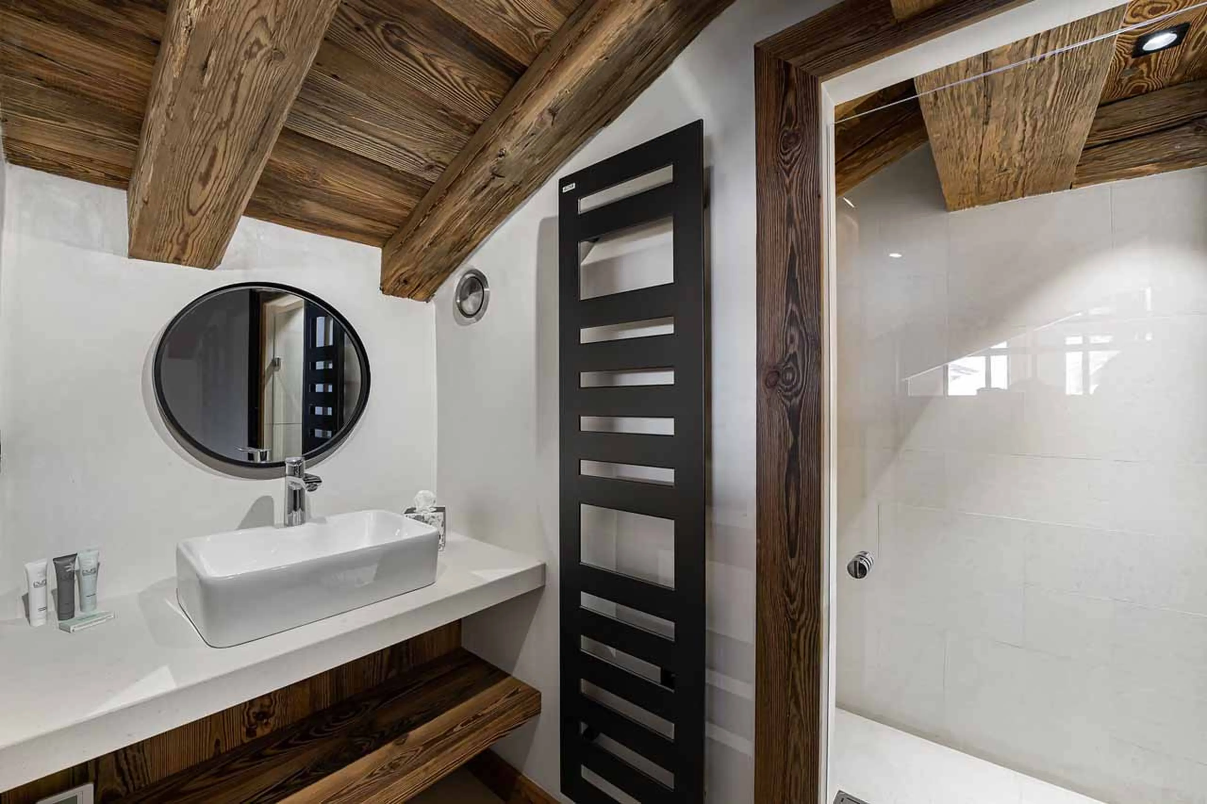 Shower room at Chalet Angelus 1 in Val d'Isere