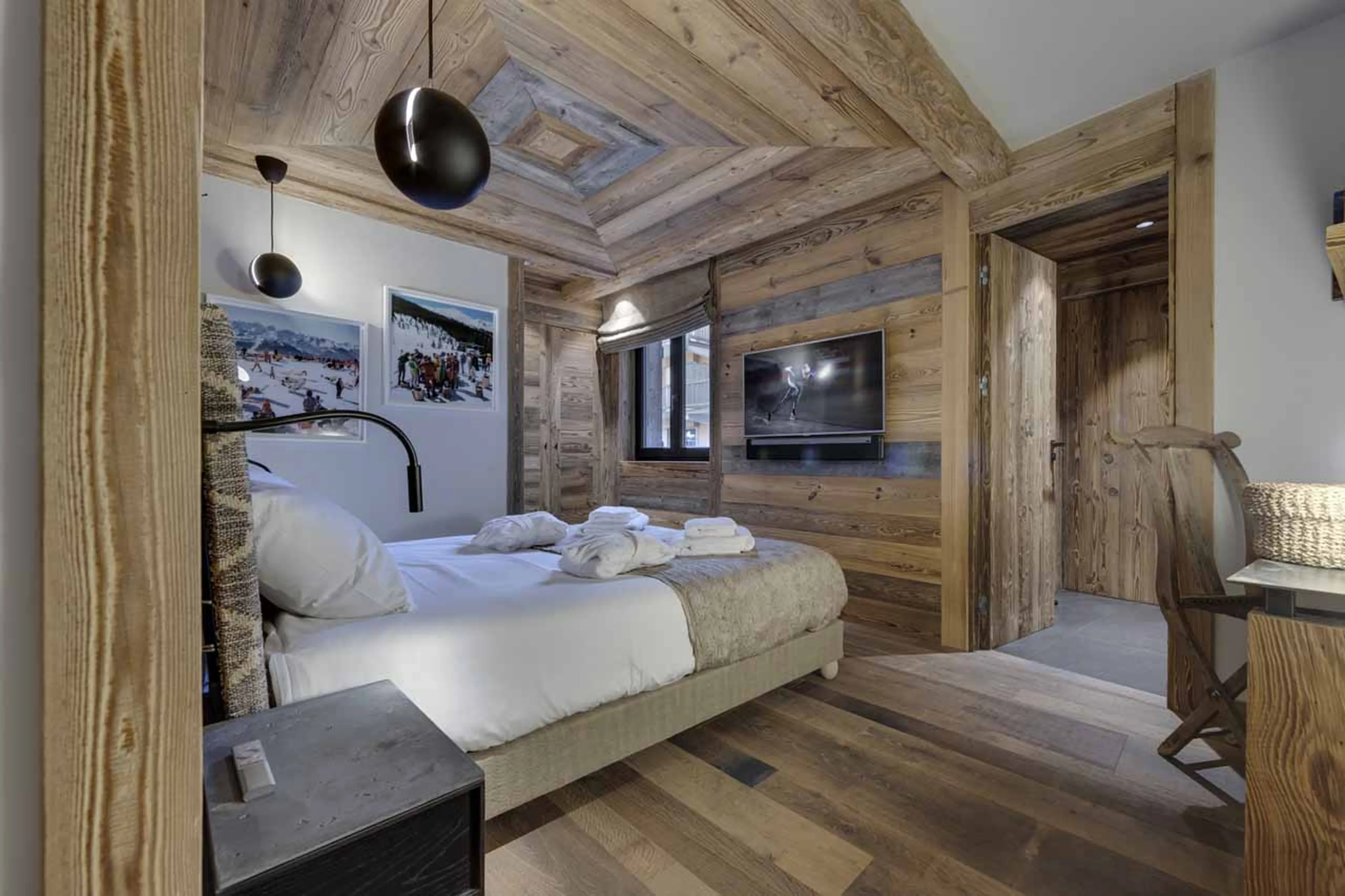 Bedroom 4 at Chalet Angelus 2 in Val d'Isere