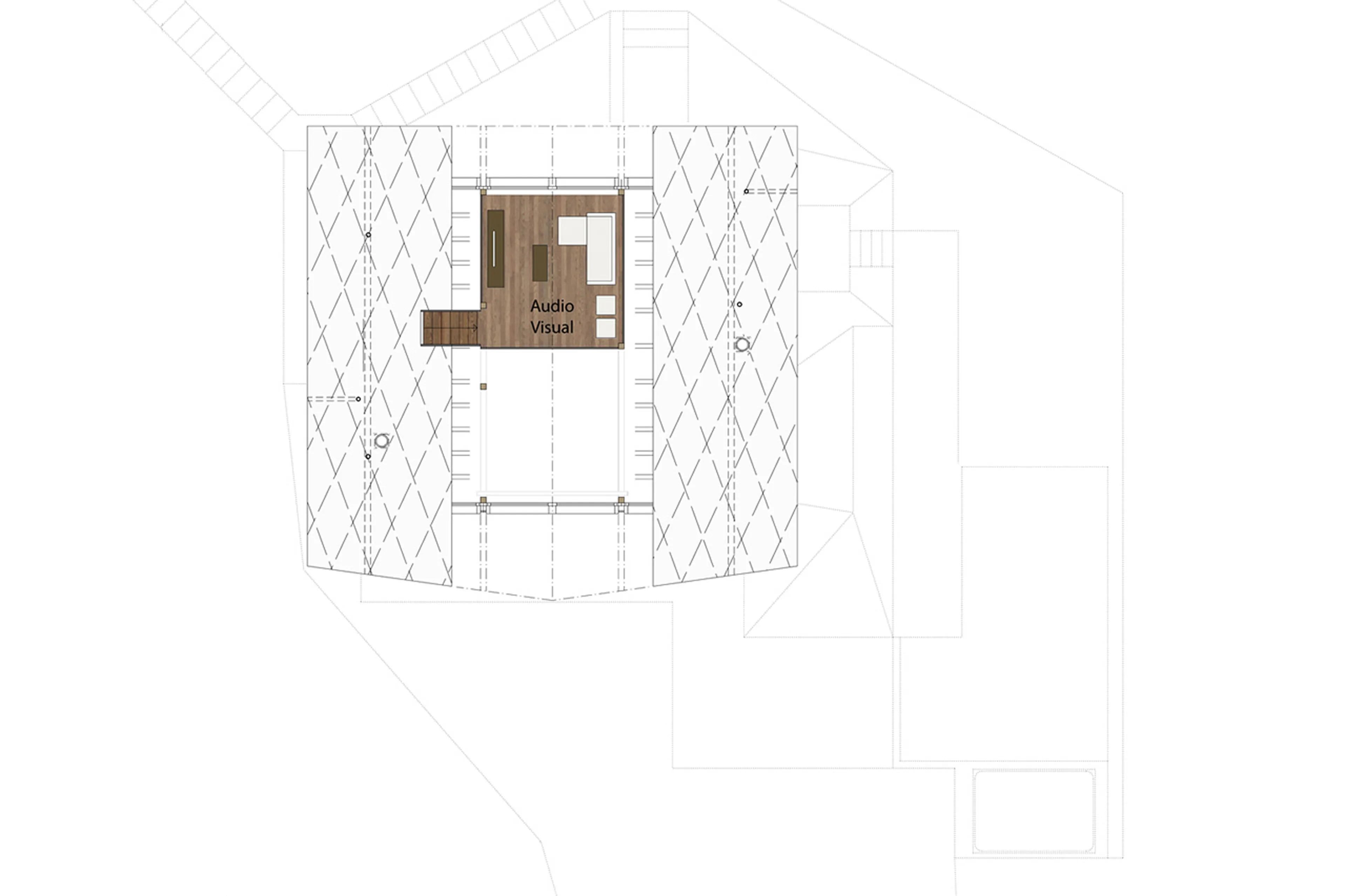 Level 3 floor plan of Chalet Annapurna in Saas Fee