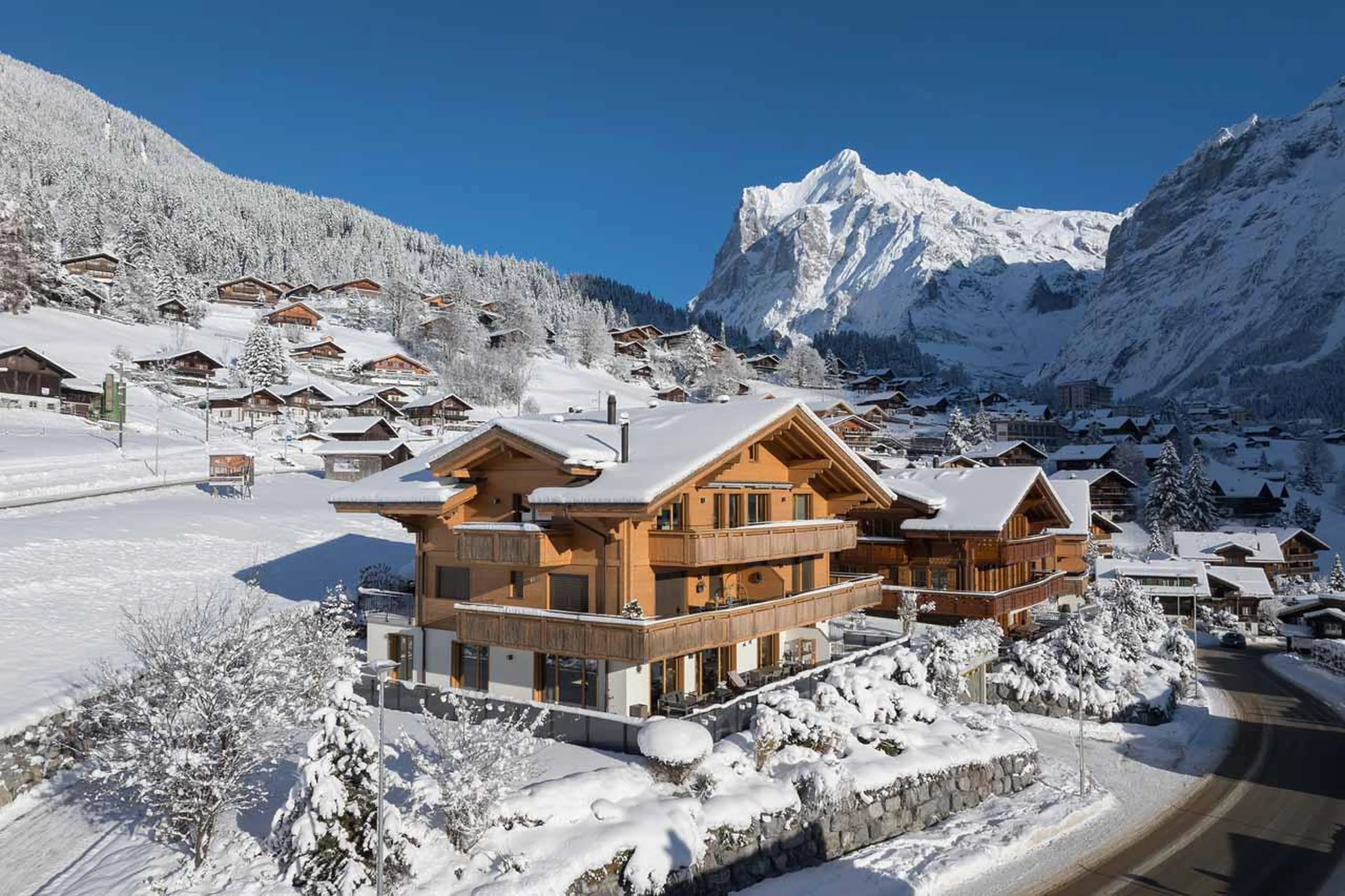 Chalet exterior of Apartment Antara in Grindelwald