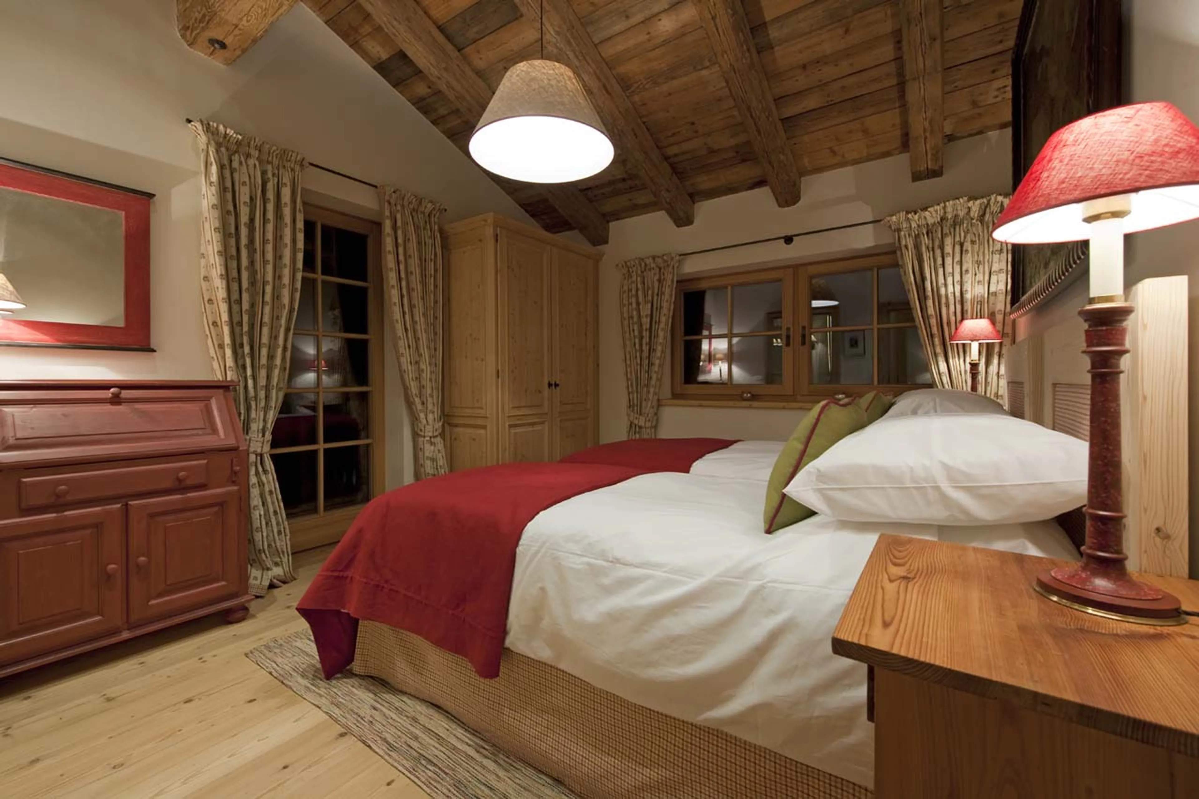 Bedroom three balcony access at Apartment Antoinette in St Anton