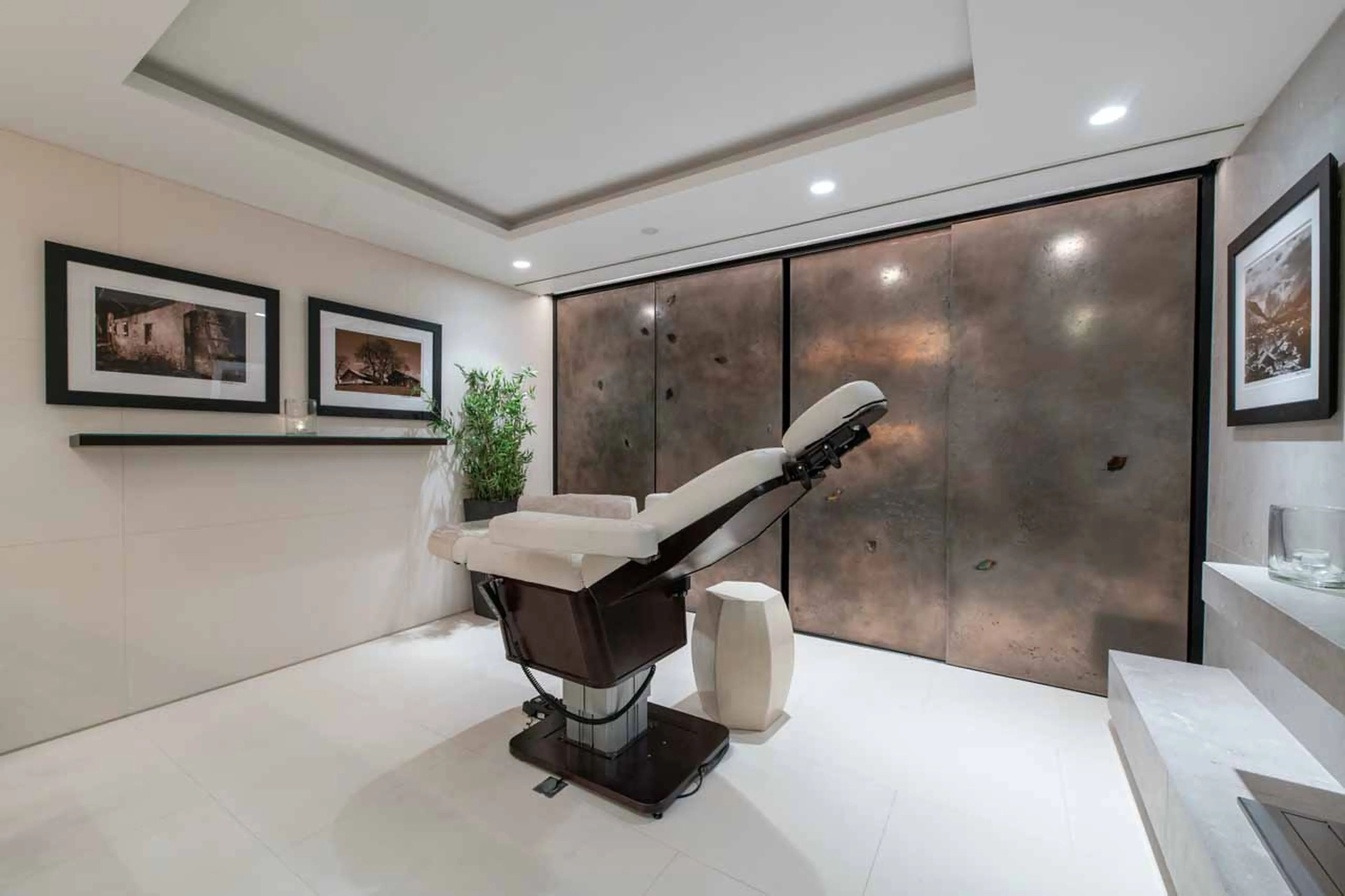 Massage room at Chalet Apicius in Megeve